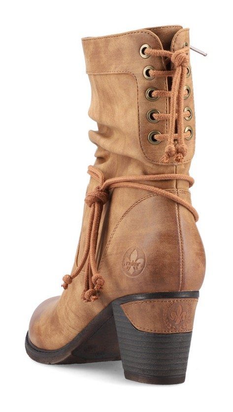 Rieker Cowboy Stiefelette, Westernstiefelette, Stiefelette mit Slouchy-Scha günstig online kaufen