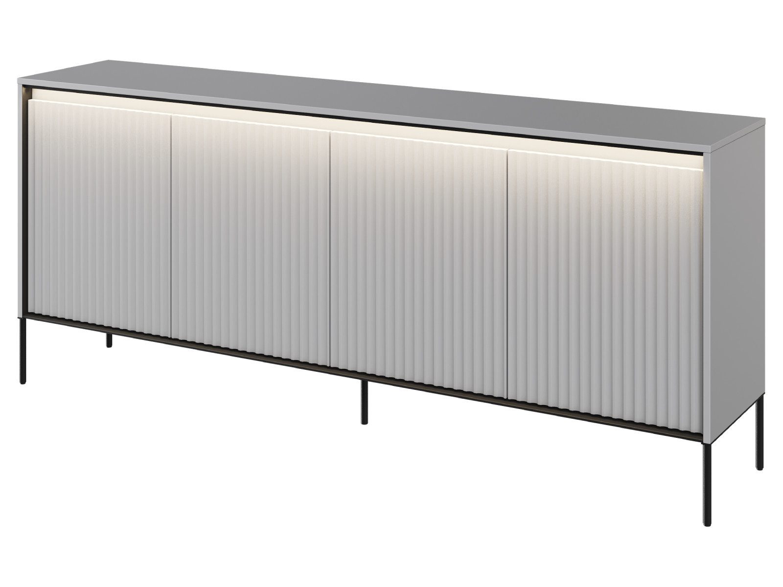 yourhouse24 Kommode TREND TR-04 mit dekorative Fräsungen und Soft-Close-Funktion