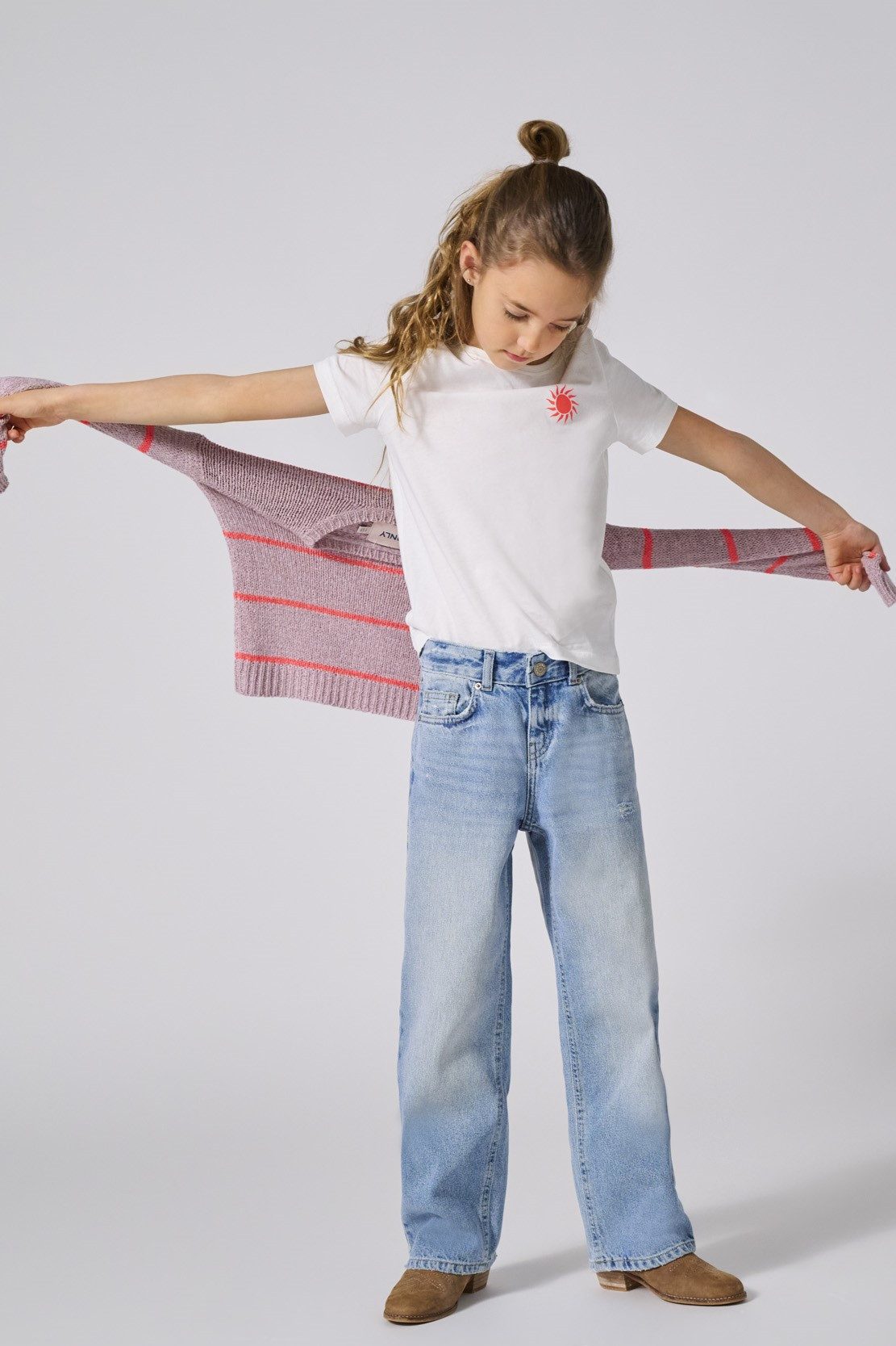 KIDS ONLY 5-Pocket-Jeans KOGELLA MW WIDE TAI518 DNM NOOS