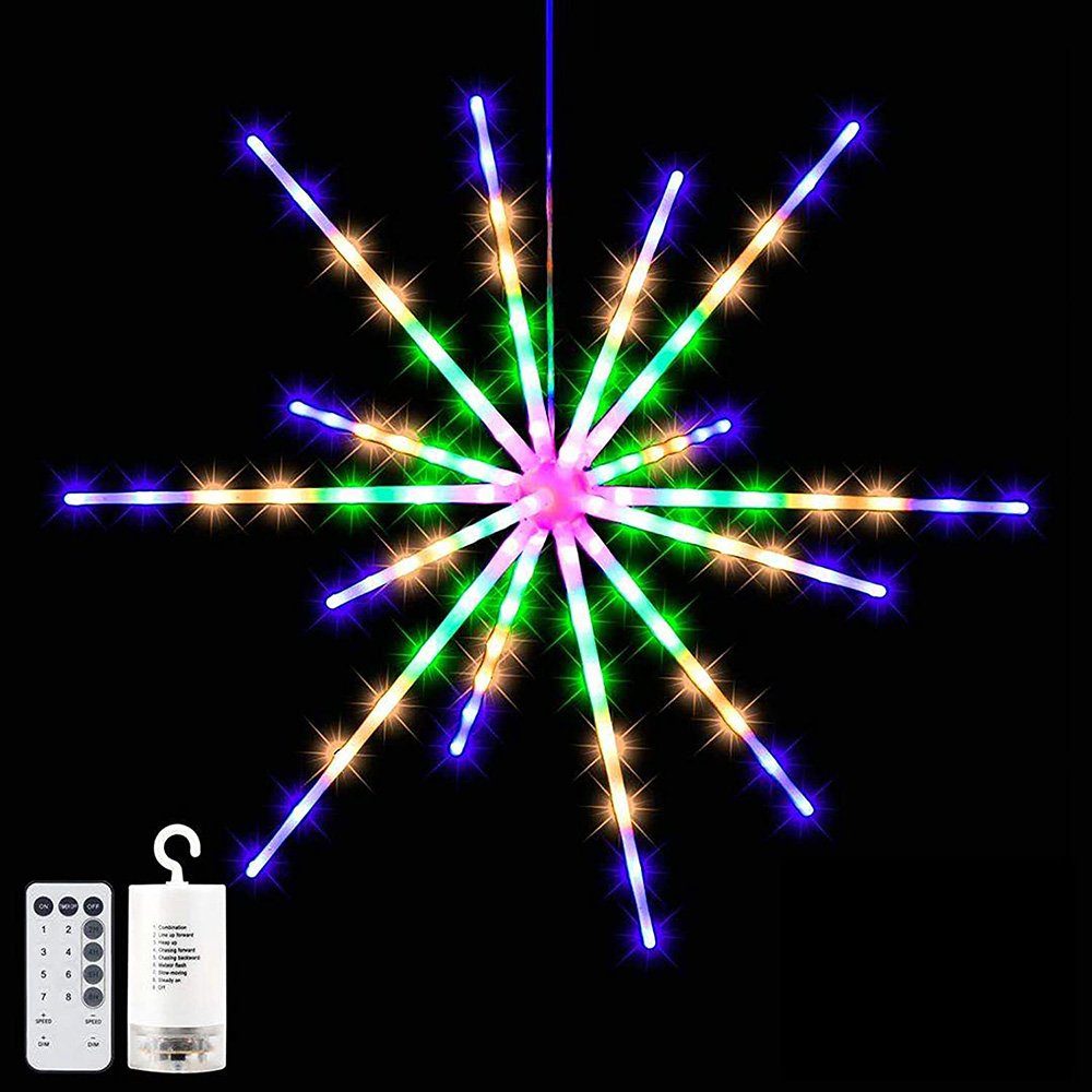 Rosnek LED-Lichterkette Meteor Feuerwerk Lichter,Wasserdicht,Batterie,Weihn günstig online kaufen