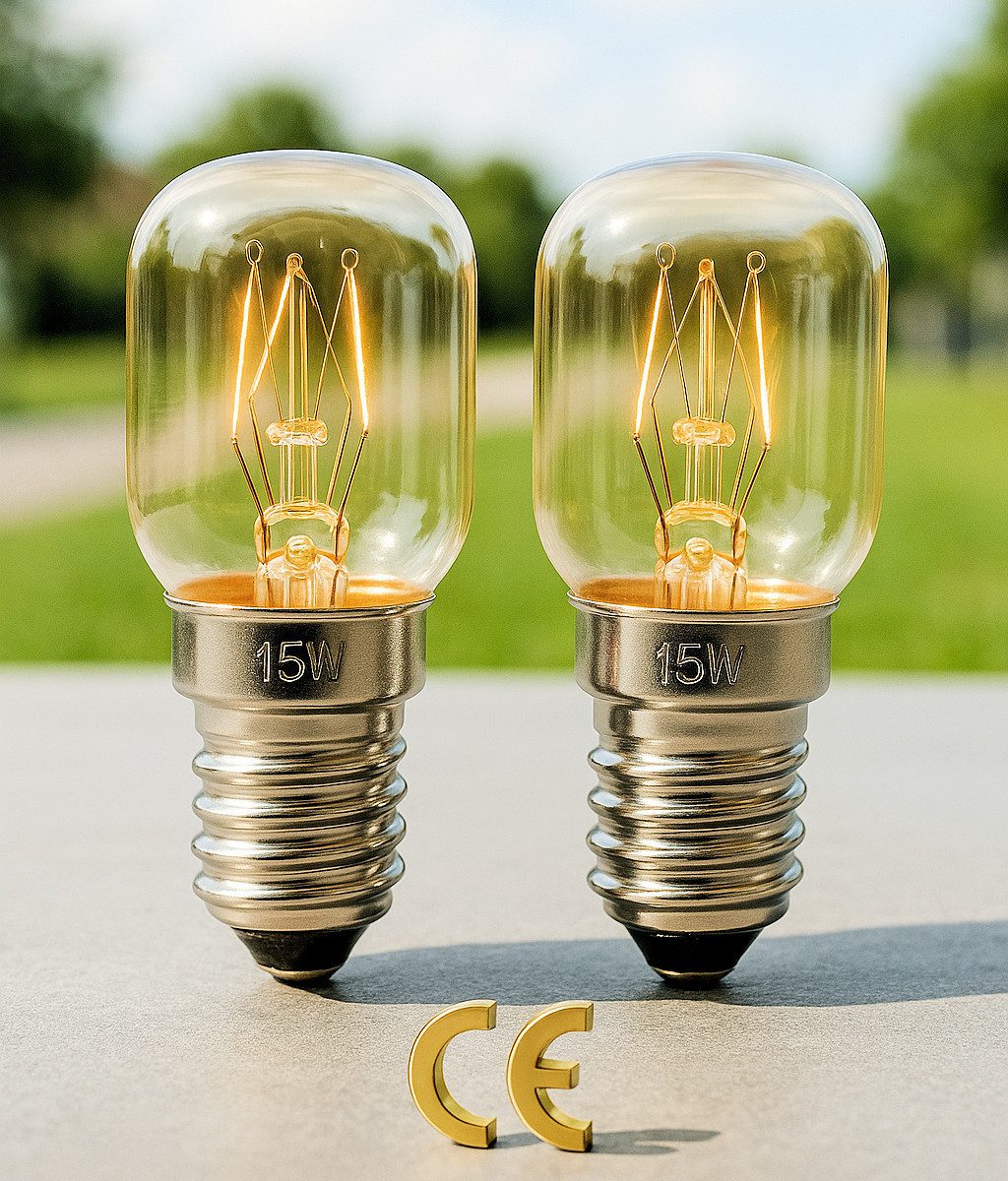 VABIONO Spezialleuchtmittel Backofenlampe E14 15W 2er Pack Backofen Mikrowe günstig online kaufen