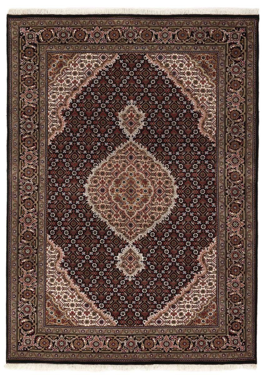 Orientteppich Indo Täbriz 146x203 Handgeknüpfter Orientteppich, Nain Trading, rechteckig, Höhe: 12 mm