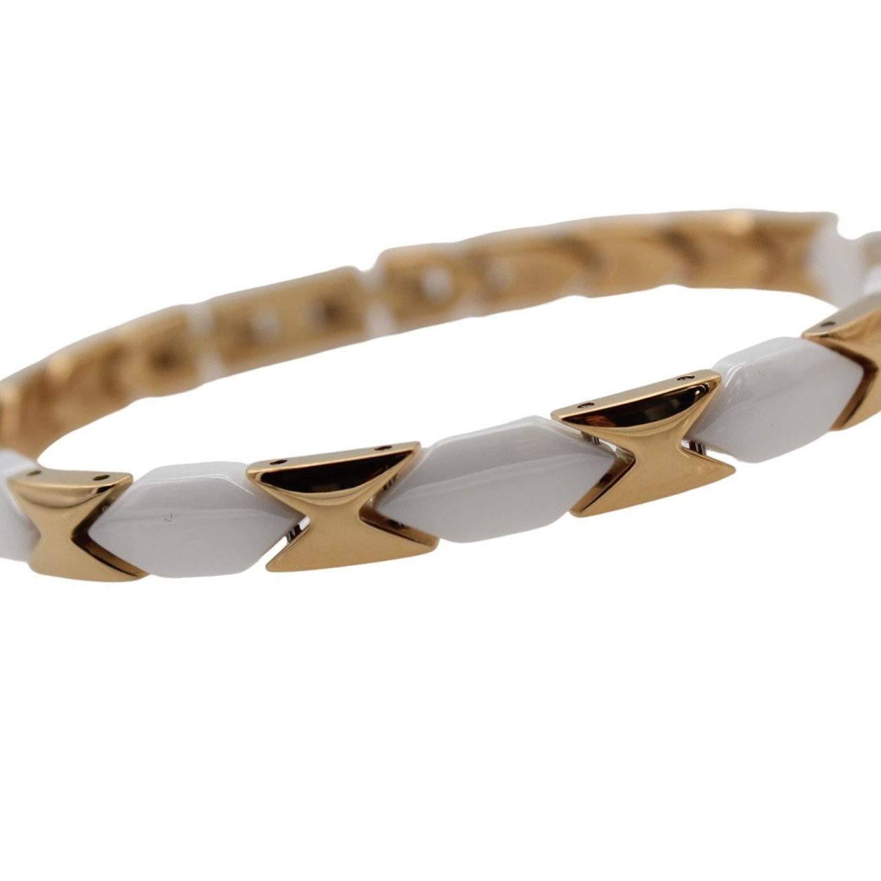 ELLAWIL Armband Klassisches Basic Gliederarmband aus Edelstahl und Keramik günstig online kaufen