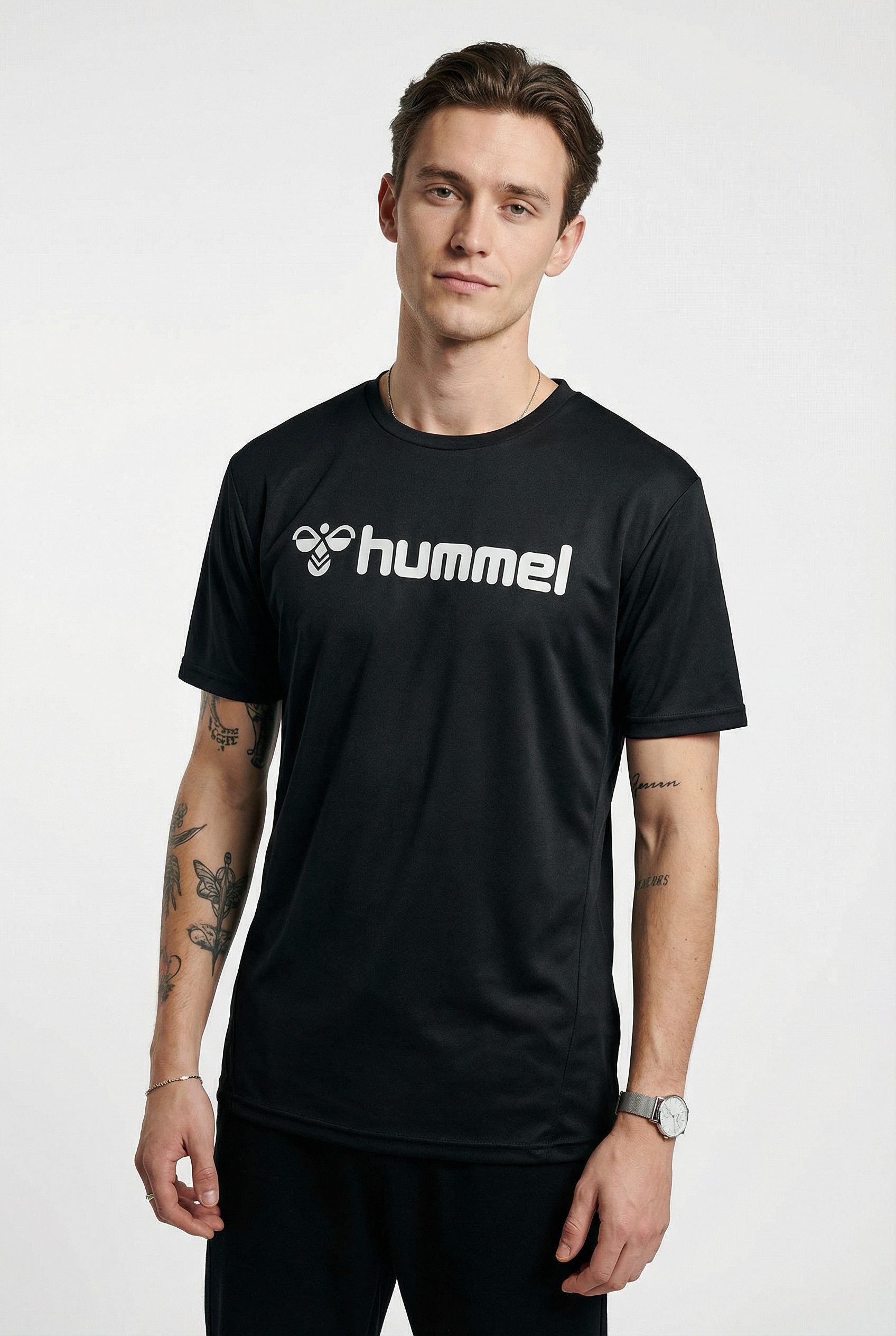 hummel Trainingsshirt HMLLOGO JERSEY S/S normale Passform, kurze Ärmel, atm günstig online kaufen
