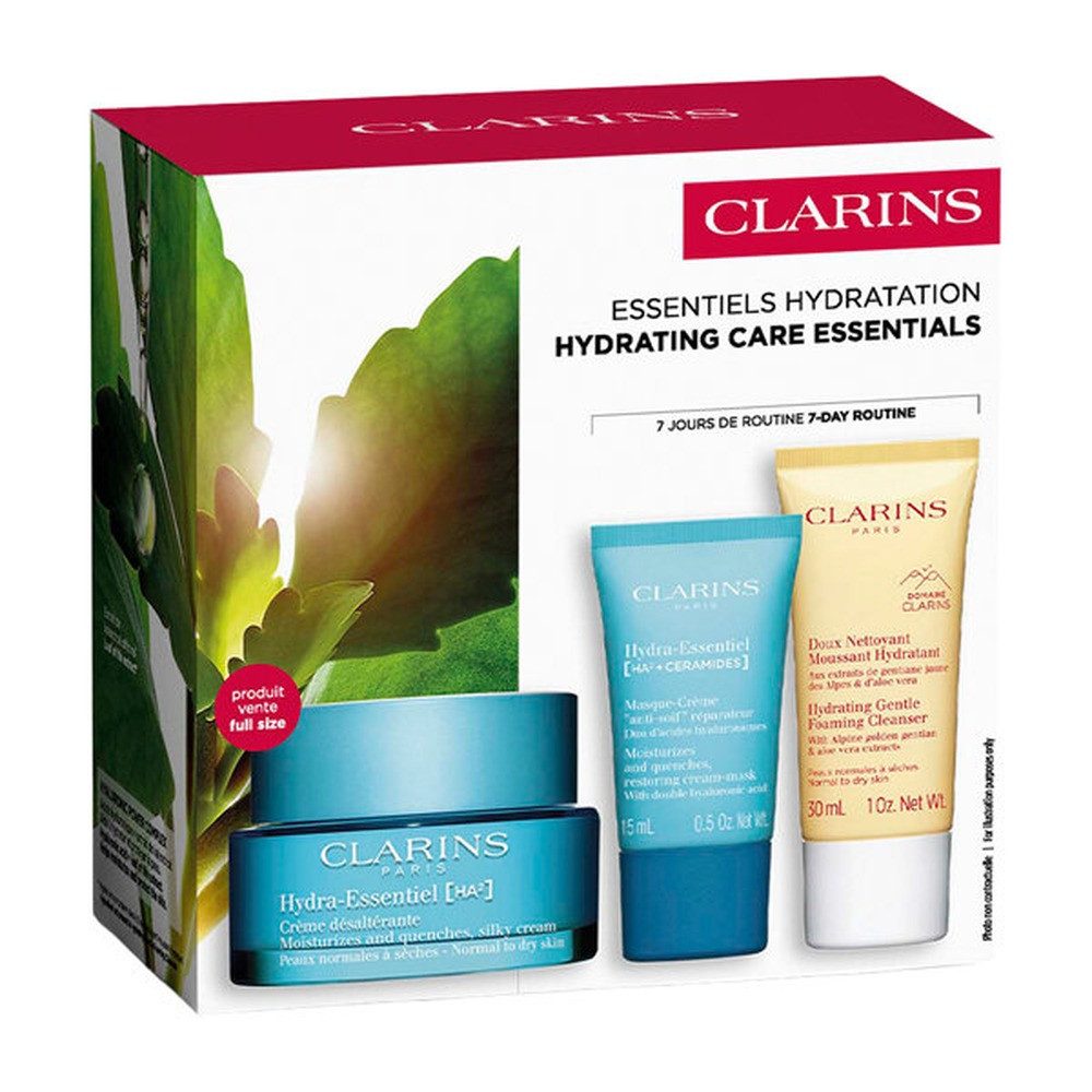 Clarins Pflege-Geschenkset HYDRA ESSENTIEL FEUCHTIGKEITSCREME-ETUI