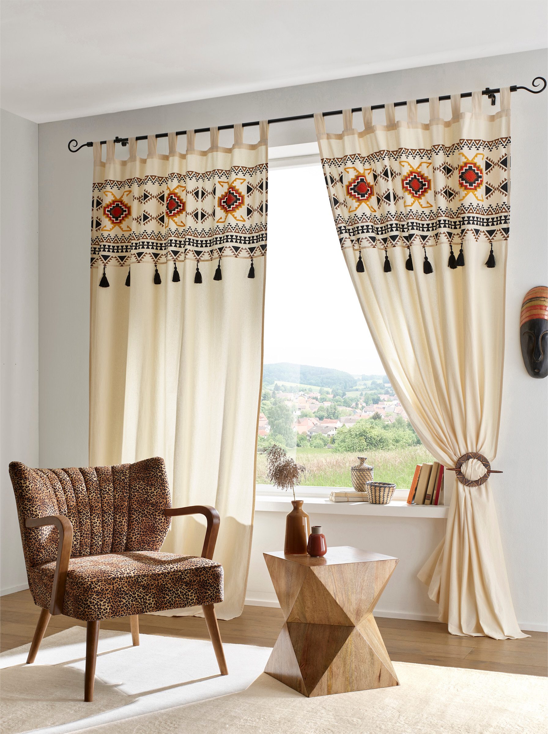 heine Gardine Dekoschal, Schlaufen (1 St), günstig online kaufen