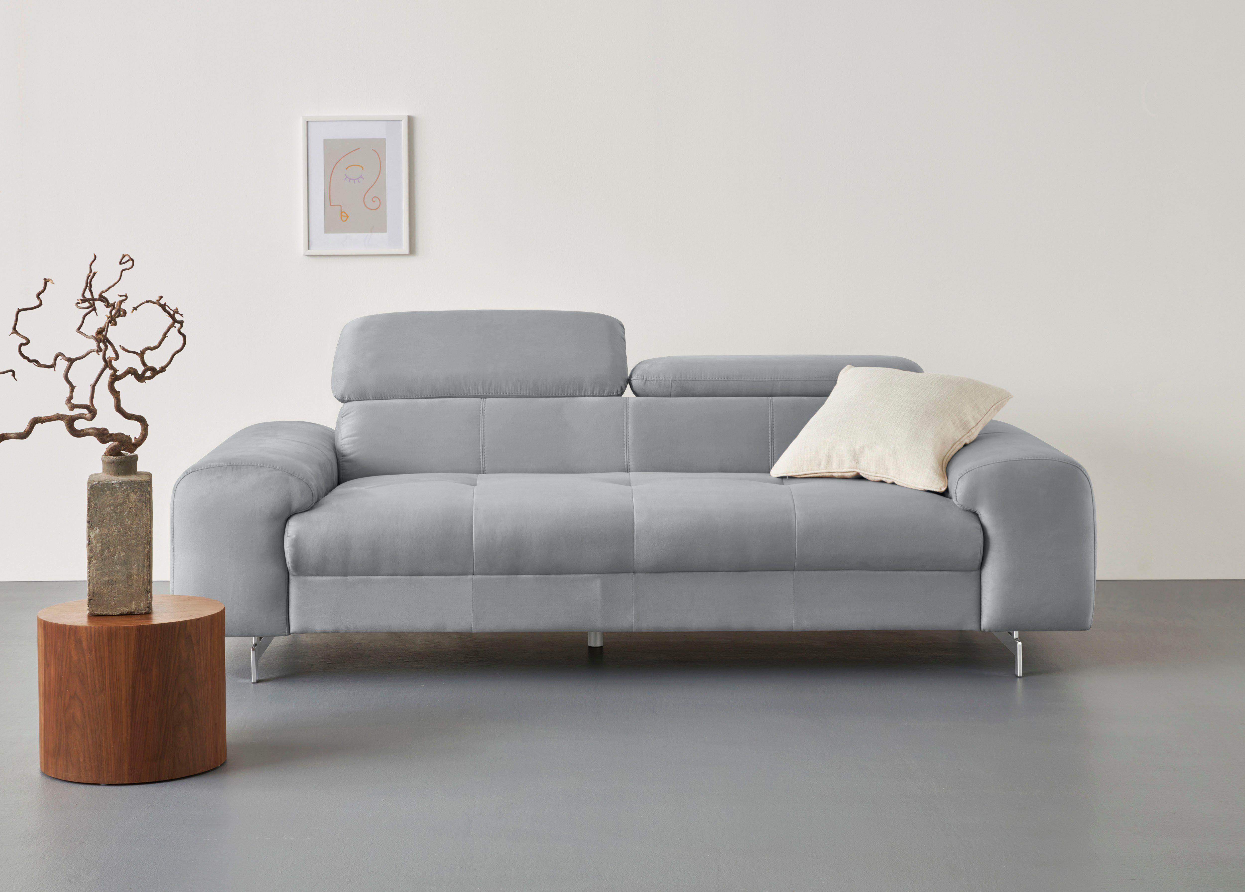 COTTA 3-Sitzer Chef, Big-Sofa mit Kopfteilverstellung, günstig online kaufen