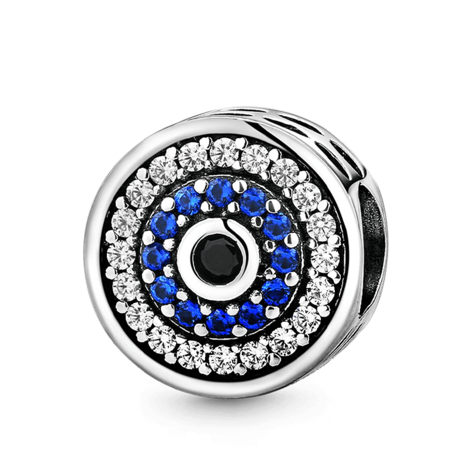 Gnoce Bead Gnoce Charm Evil Eye FVC218 Silber