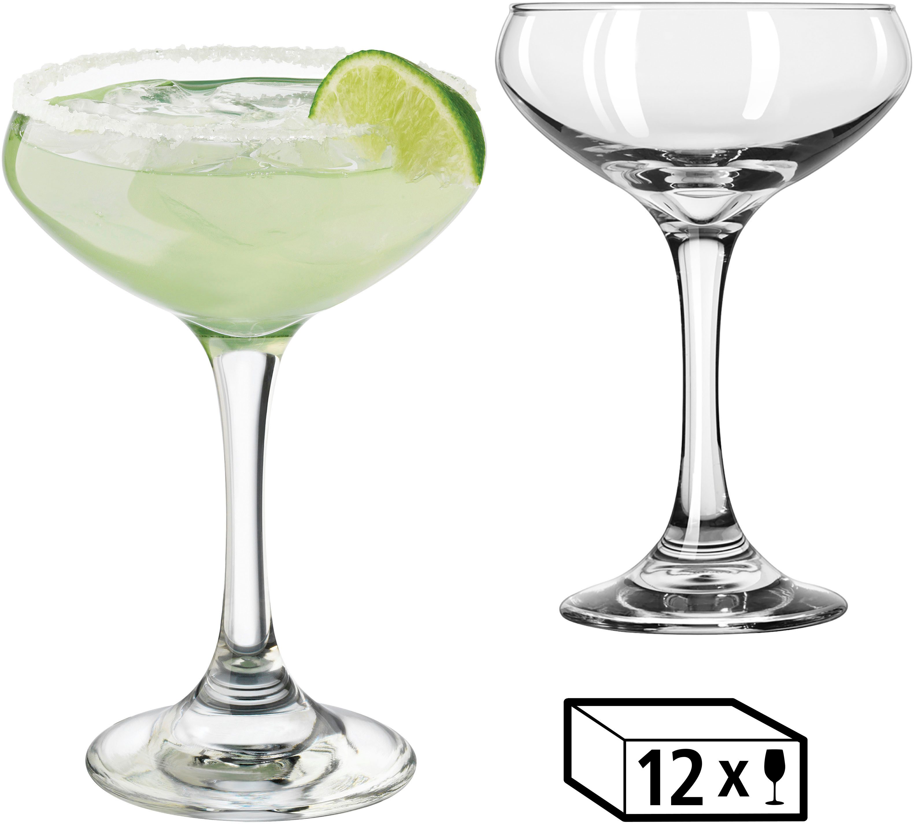 Champagnerglas Libbey Trinkglas, 12er Set -PERCEPTION-