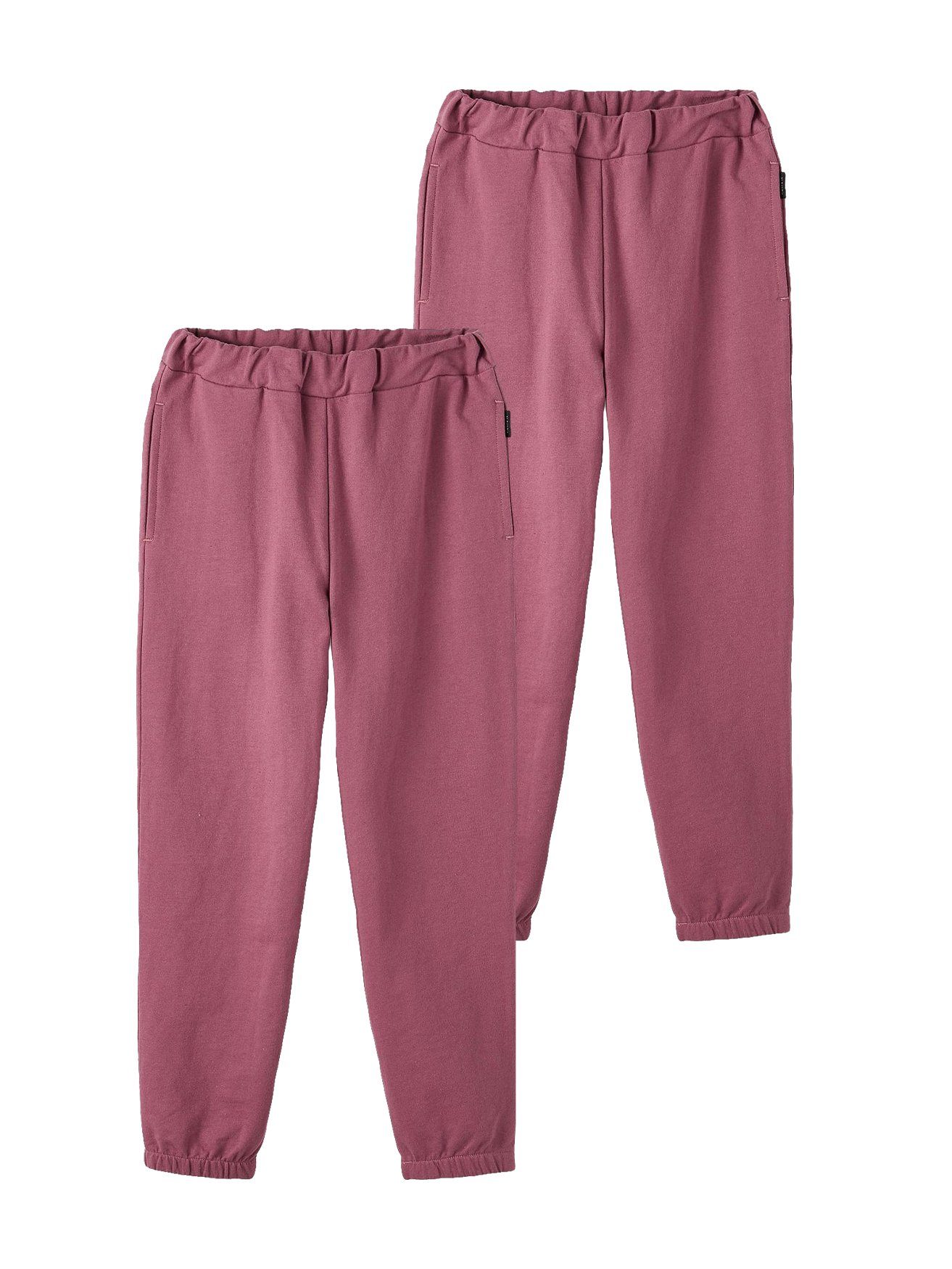 Basic in 2er-Set Name Sweat Rot Sweatpants NKFSWEAT Pants Jogginghose It Mädchen (2-tlg) 5506