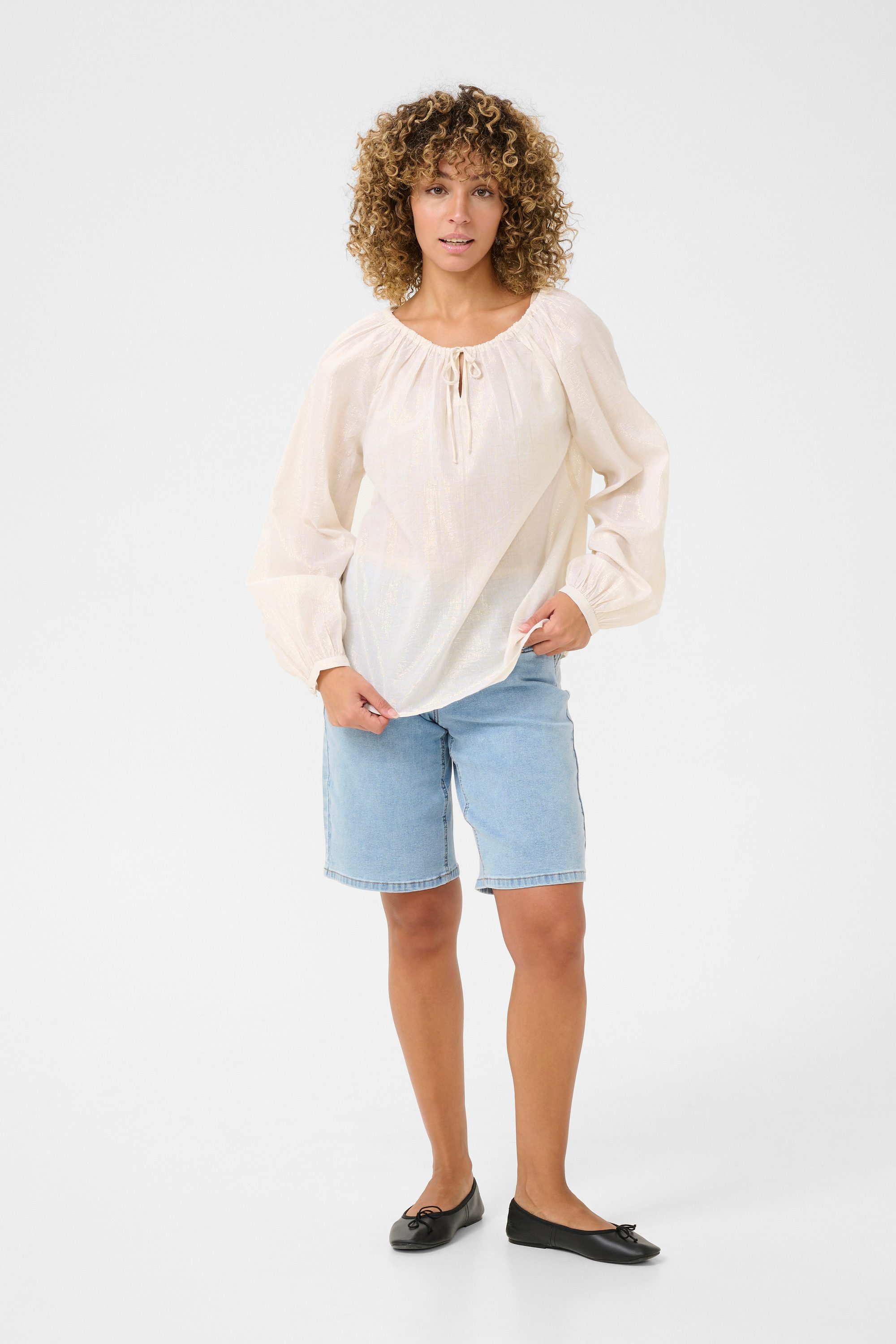 Langarmbluse Langarm-Bluse CRLesia