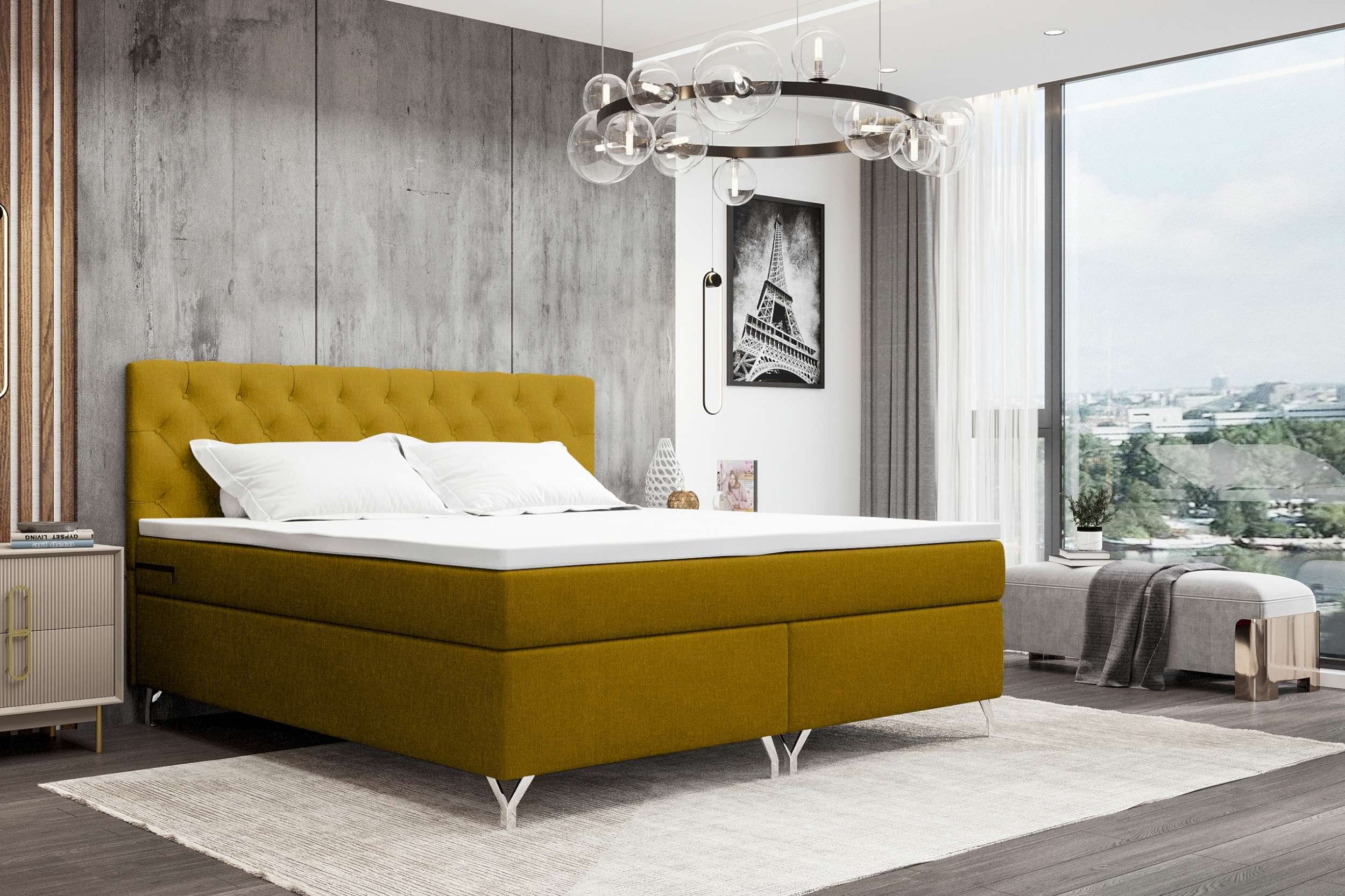 99rooms Boxspringbett Prestige (Schlafzimmerbett, Bett), 140/160/180 günstig online kaufen