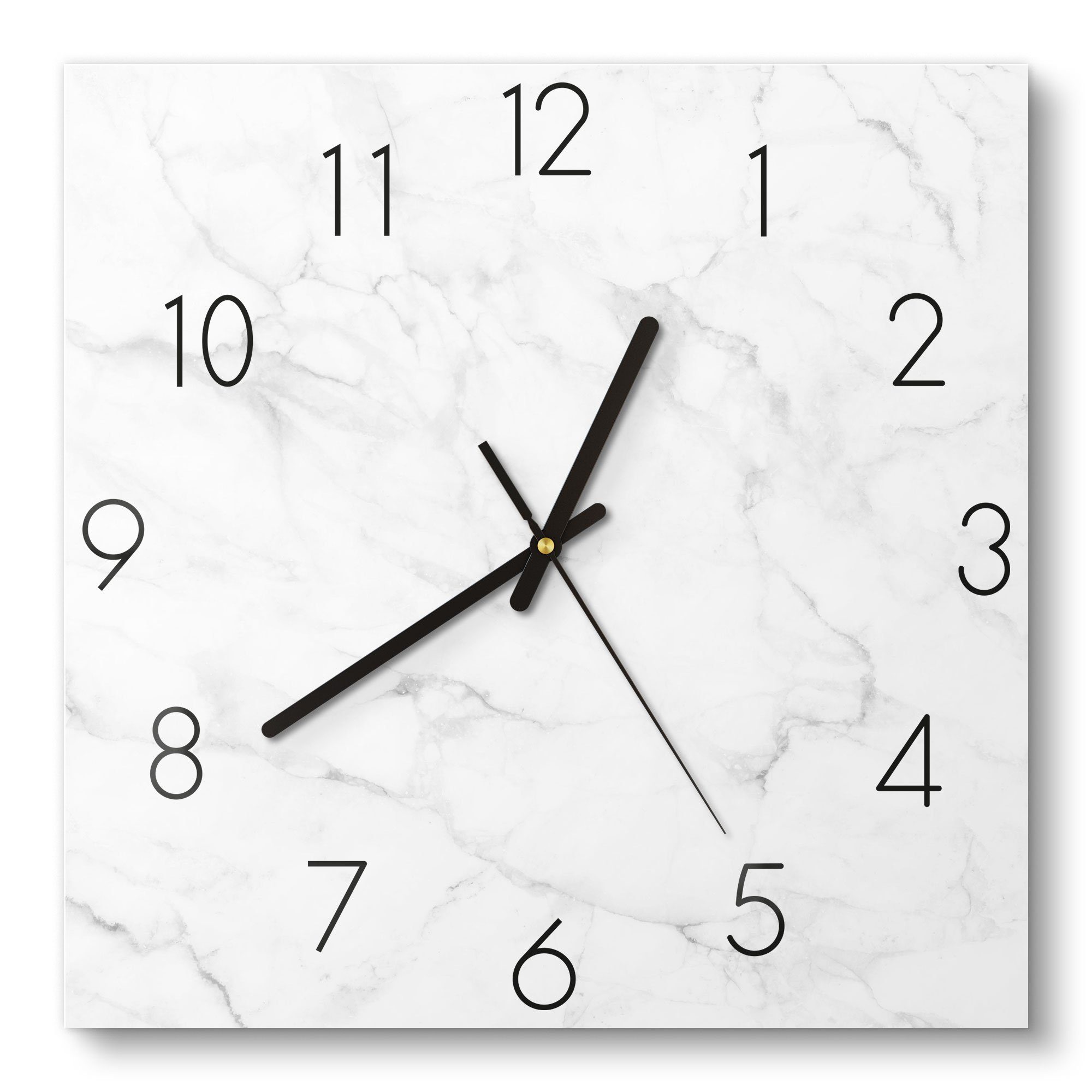 DEQORI Wanduhr 'Marmorplatte im Detail' (Glas günstig online kaufen