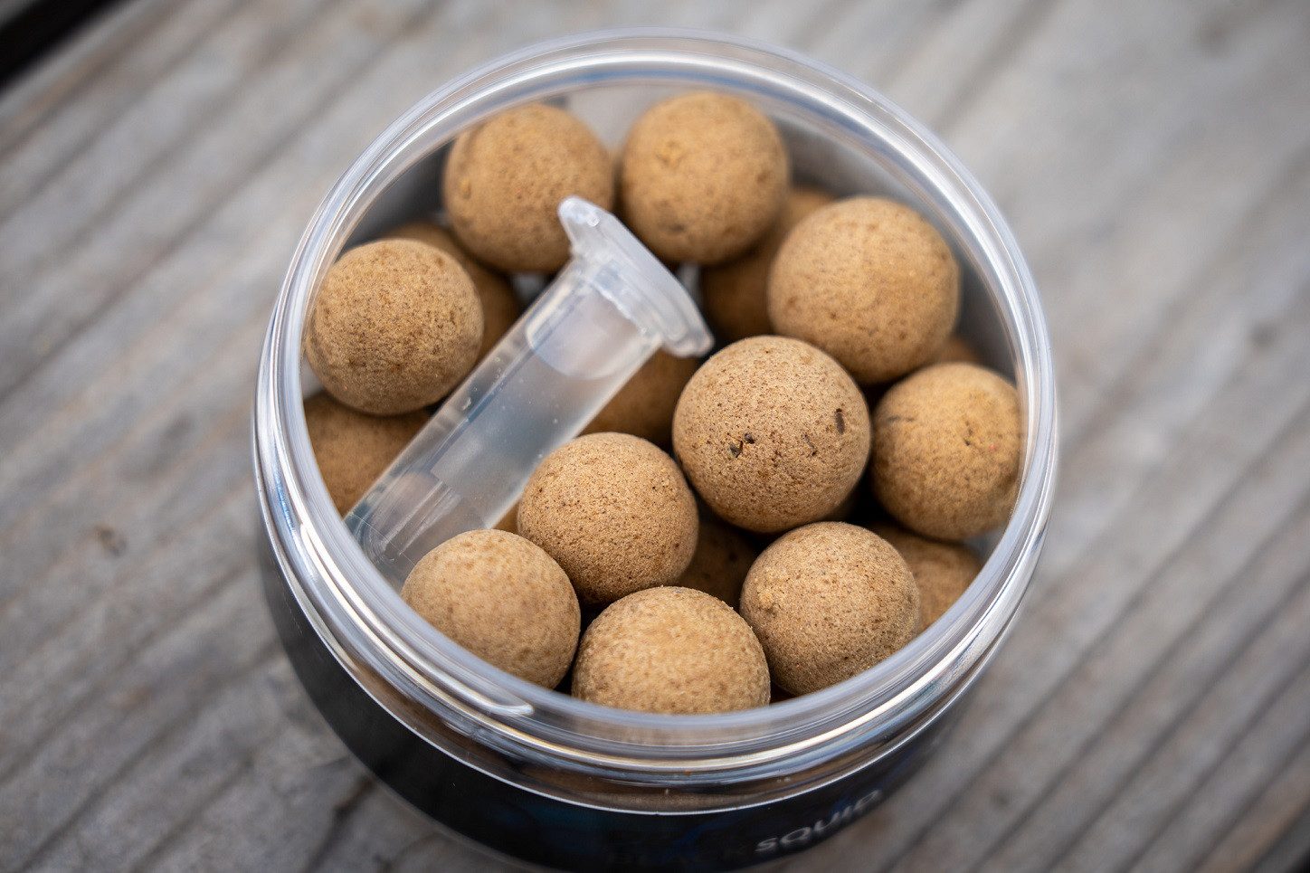 P.R. Baits Kunstköder Black Squid Special Edition Pop Ups 14-16mm +Liquid Karpfenangeln, Black Squid – Special Edition Pop Ups