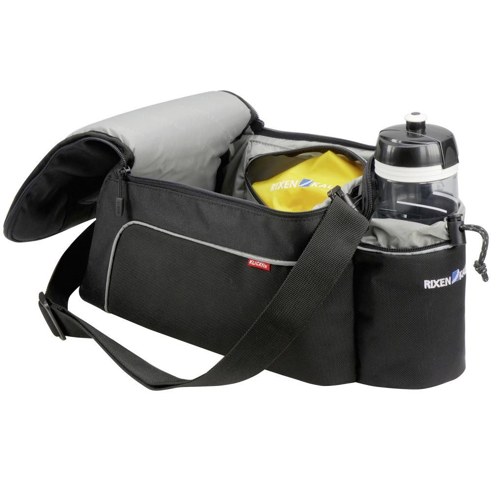 KlickFix Fahrradtasche KLICKfix Rackpack Light Racktime Gepäckträgertasche 8 l Schwarz