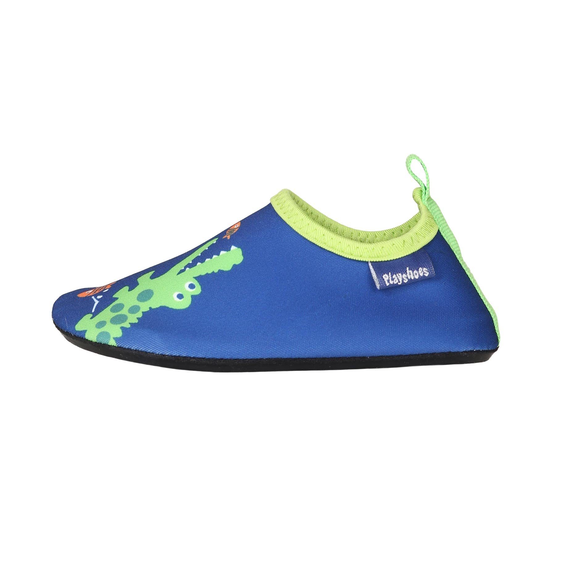 Playshoes Barfuß-Schuh Krokodil Badeschuh