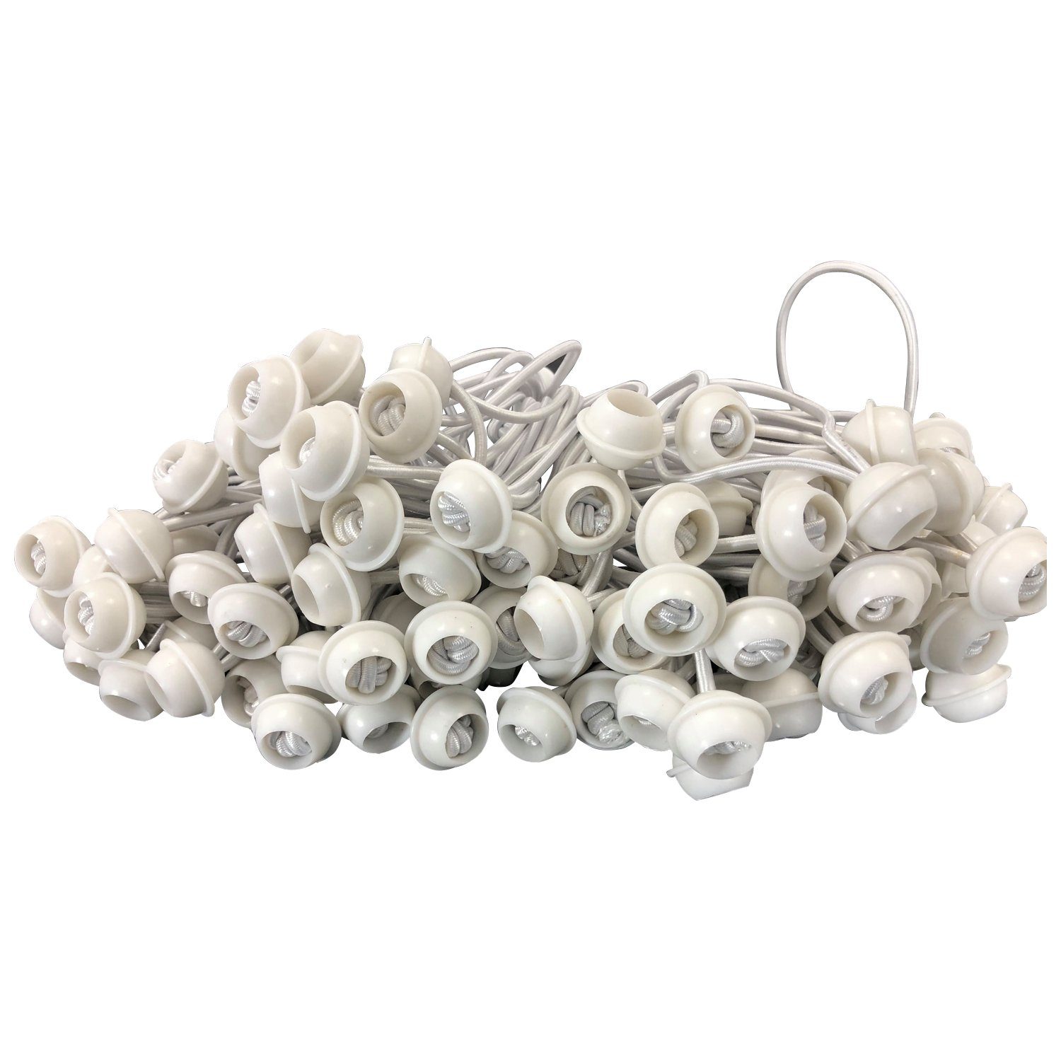 DEGAMO Partyzelt, Zubehör - Spanngummi mit Kugel für Zeltplanen, 100 Stück günstig online kaufen