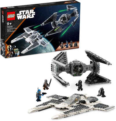 LEGO® Konstruktionsspielsteine Mandalorianischer Fang Fighter vs. TIE Interceptor™ (75348), (657 St), Star Wars™