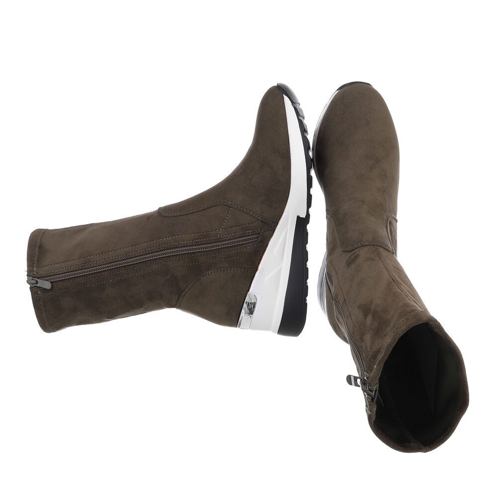 Ital-Design Damen Freizeit Keilstiefelette (87284104) Keilabsatz/Wedge Keil günstig online kaufen