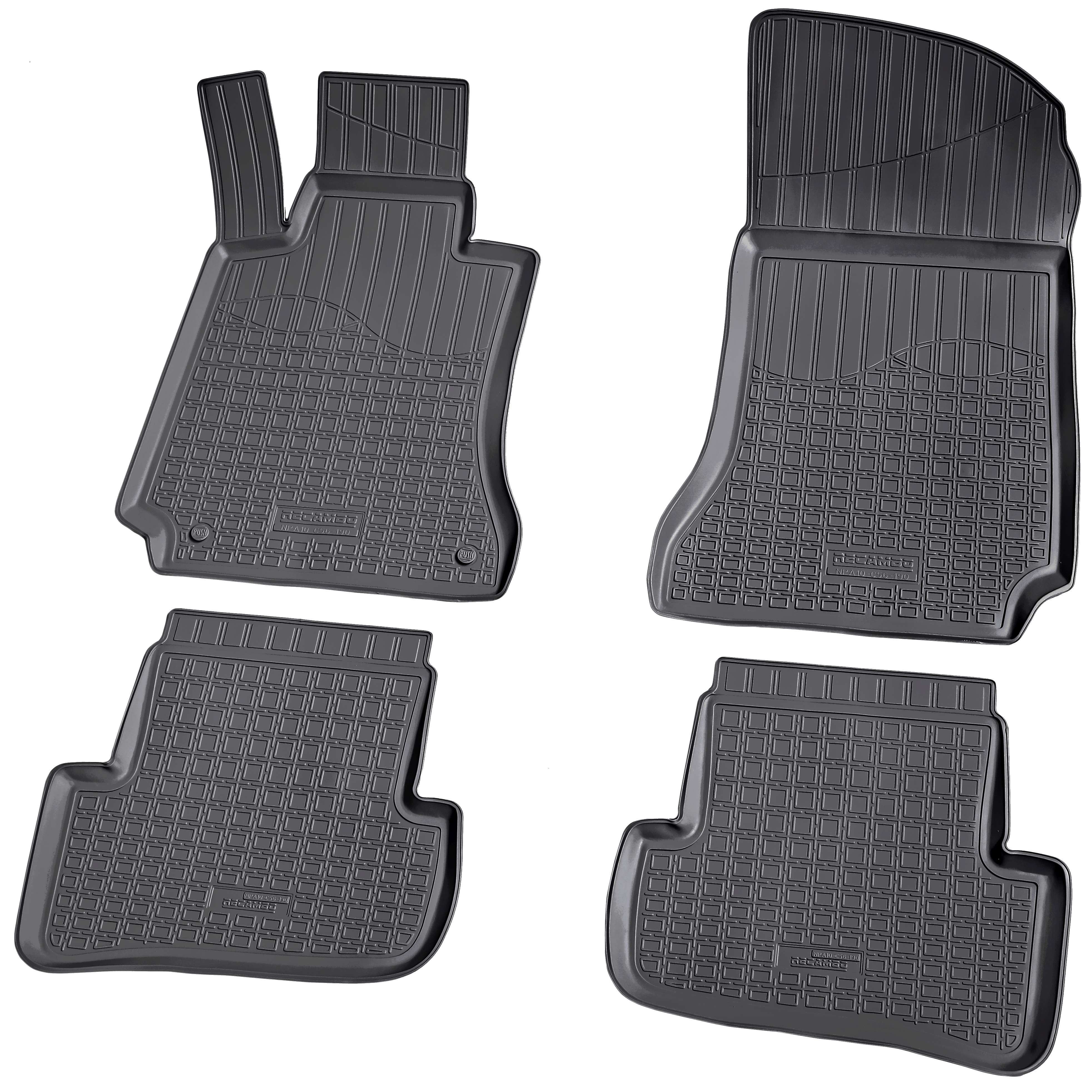 Auto-Fußmatten Gummimatten für MERCEDES C-Klasse, W204, S204, 2007-2014