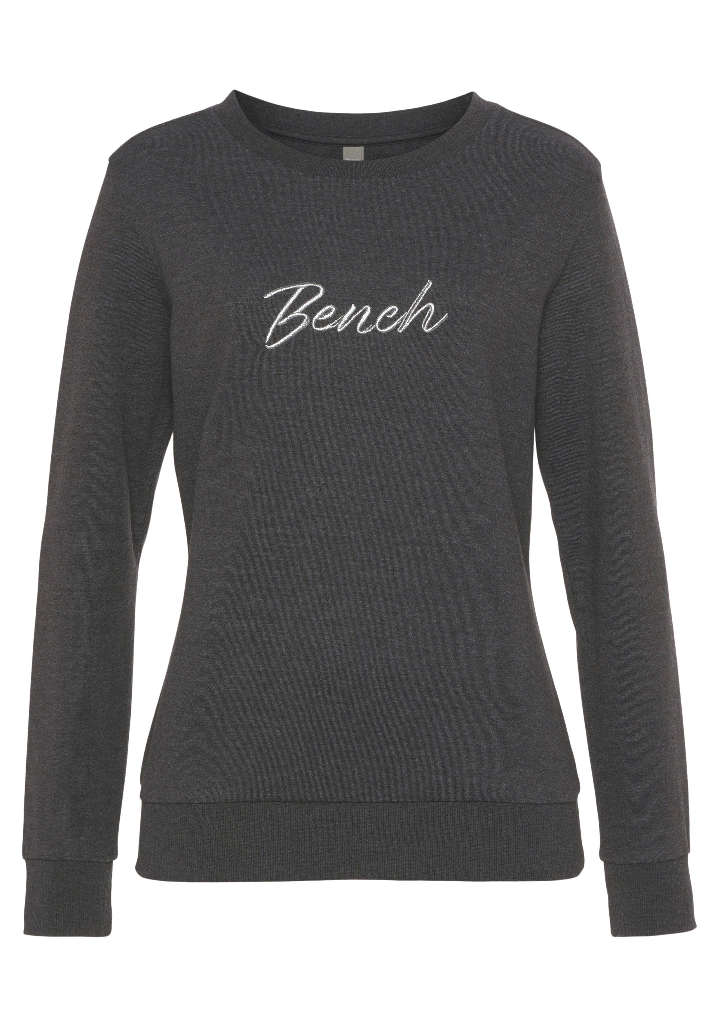 Bench. Loungewear Sweatshirt mit glänzender Logostickerei, Loungewear – Bild 2 von 5