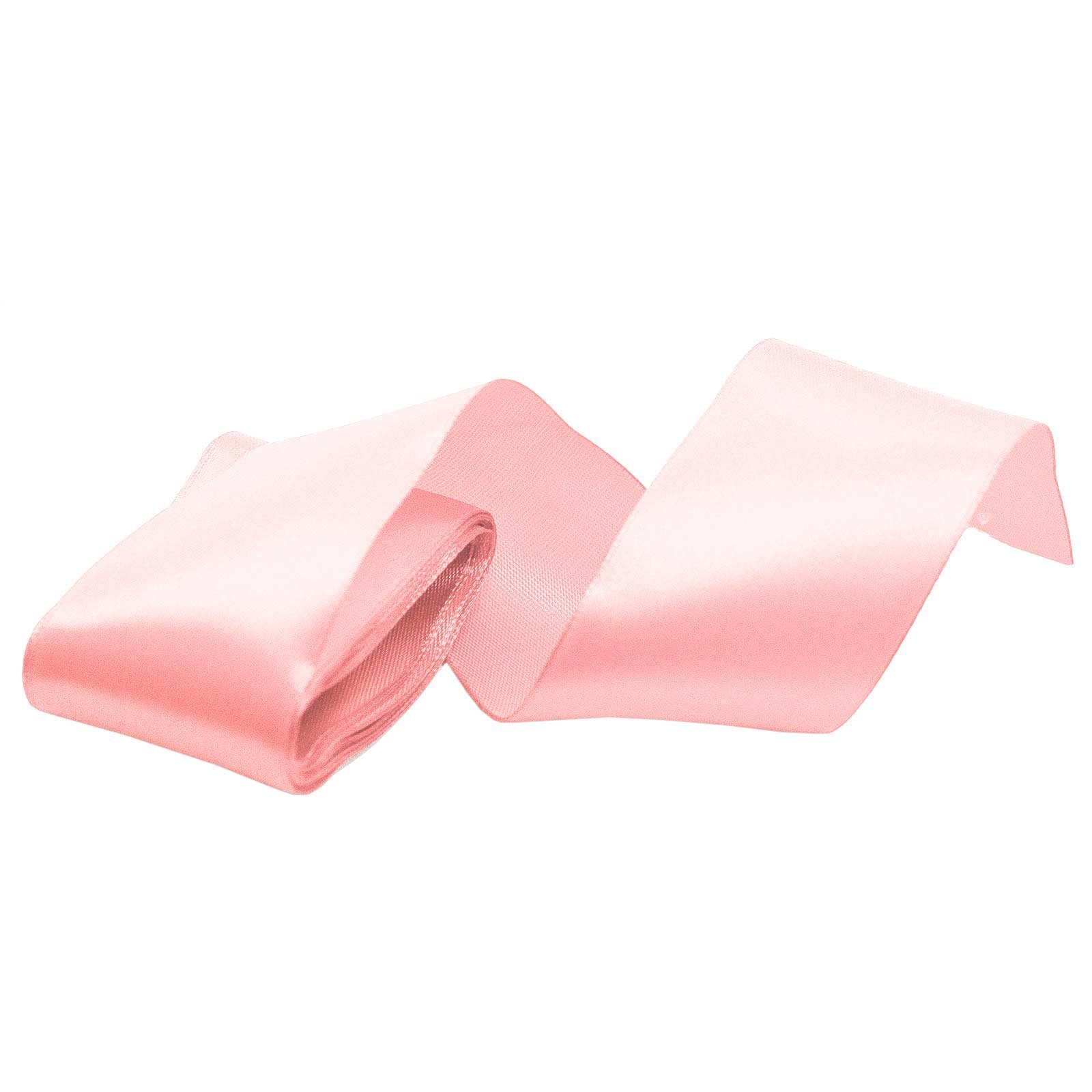 maDDma Geschenkband 3m Satinband 50mm Dekoband Geschenkband, rosa