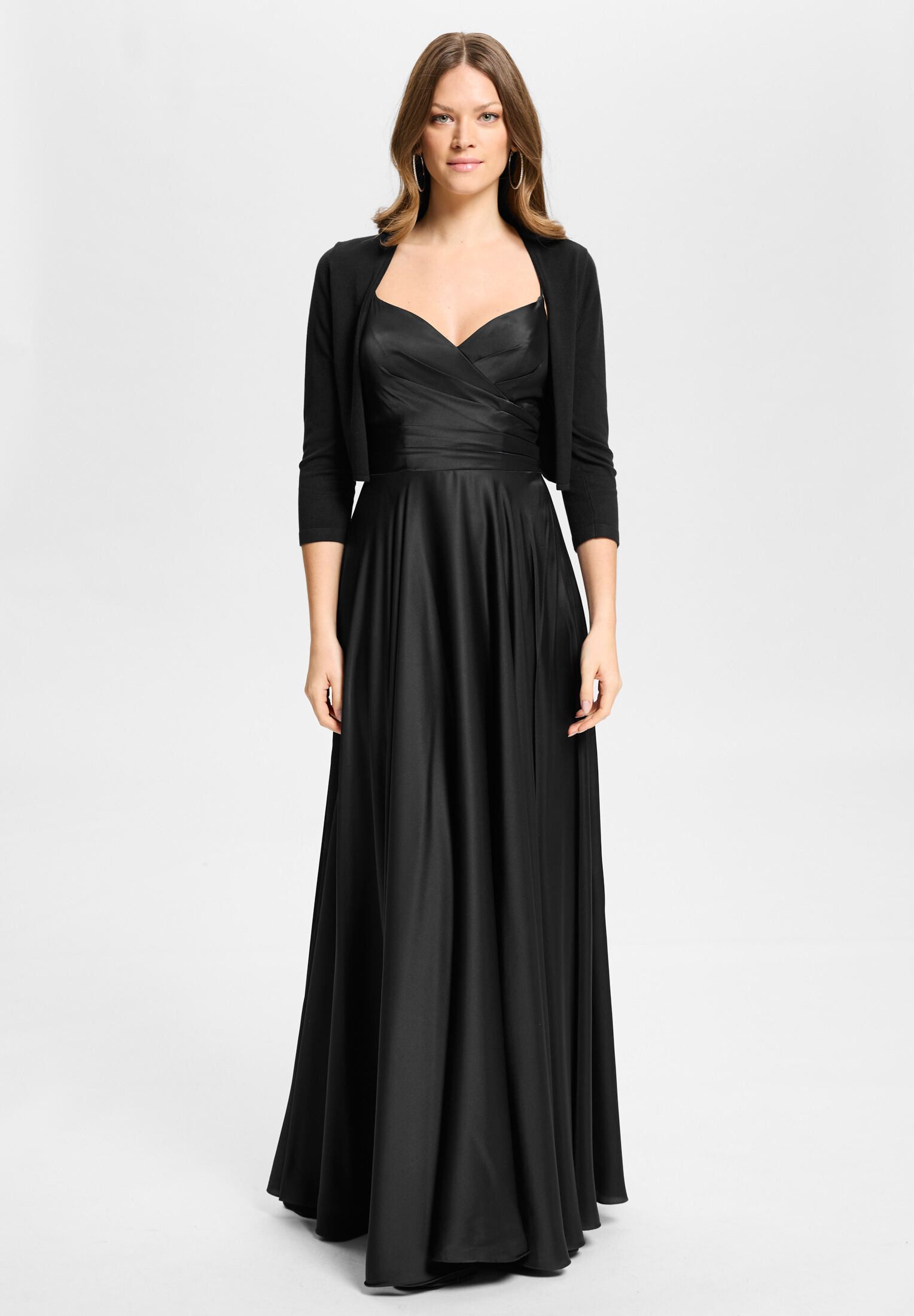 Hey Kyla Boleroblazer - Strickbolero mit 3/4-Arm Figurbetonter Schnitt günstig online kaufen