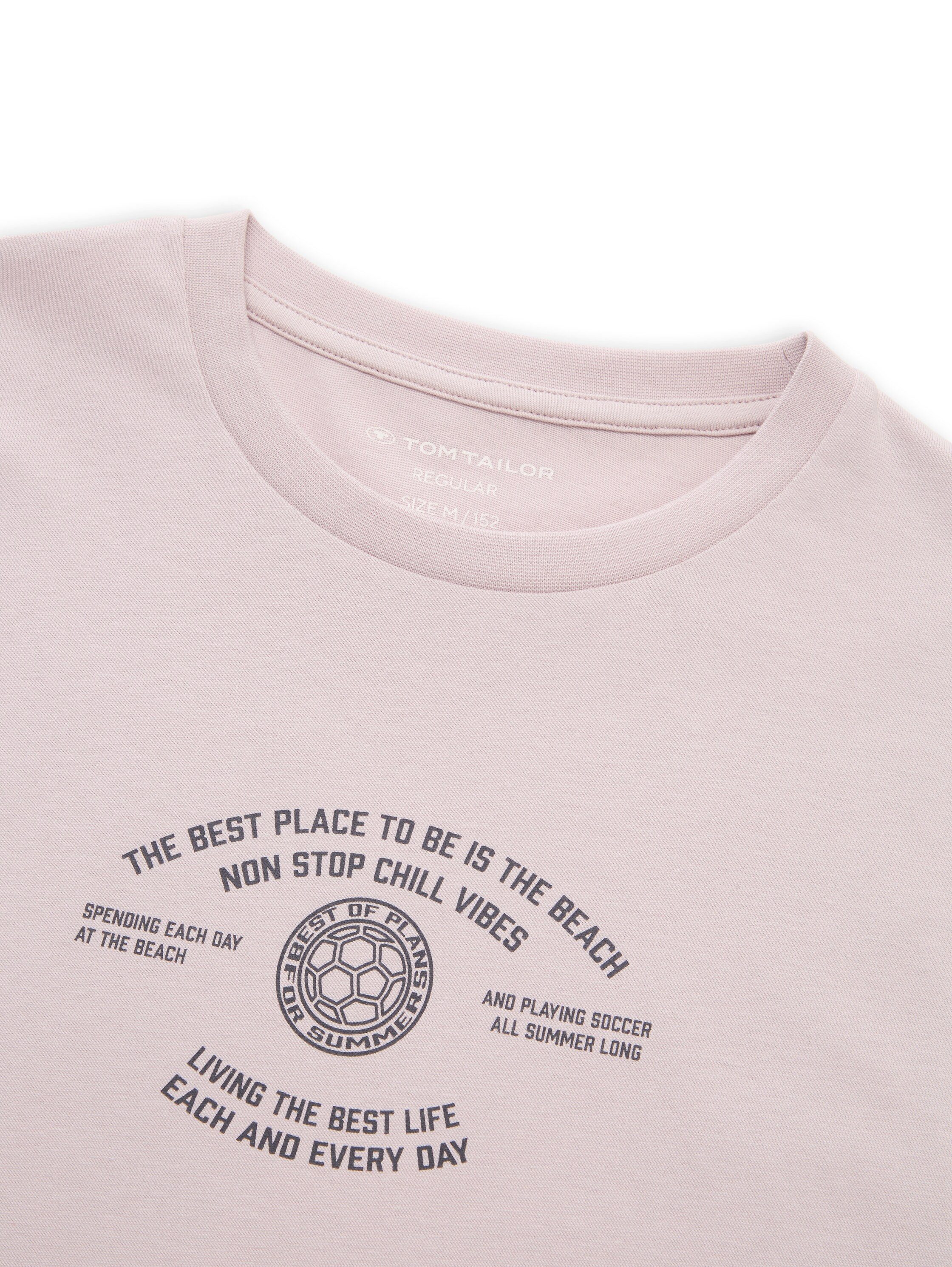 TOM TAILOR Kurzarmshirt Sommershirt mit Print/für Boys