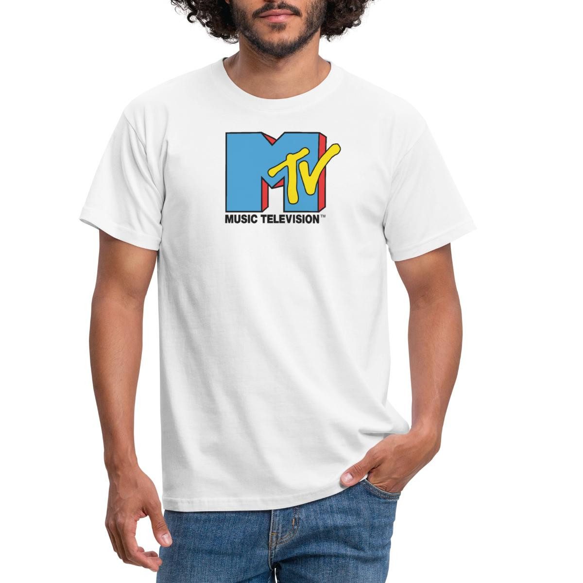 Spreadshirt T-Shirt MTV Music Television Klassiches Logo Männer T-Shirt (1- günstig online kaufen