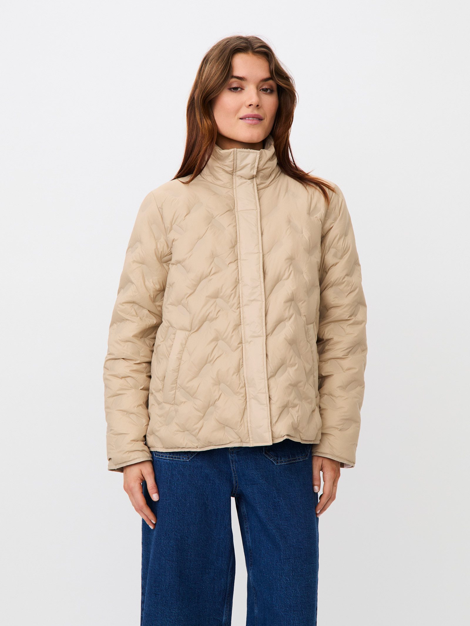 Masai Daunenmantel MaTuva with zipper Reißverschluss, Taschen mit Fleecefutter