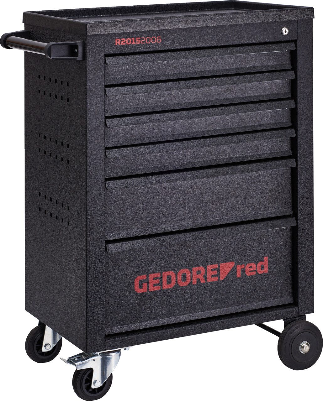 Gedore Red Werkzeugkoffer R20152006 Werkstattwagen Black MECHANIC 6 Schubladen