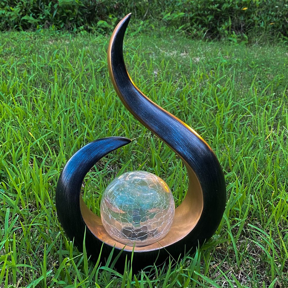 Trend Line LED Solarleuchte TrendLine LED Solar Tischleuchte mit Glaskugel, günstig online kaufen