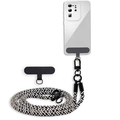 Cadorabo Handyhülle LG Q60 LG Q60, Handykette Schutzhülle mit verstellbarem Kordelband Necklace Hülle