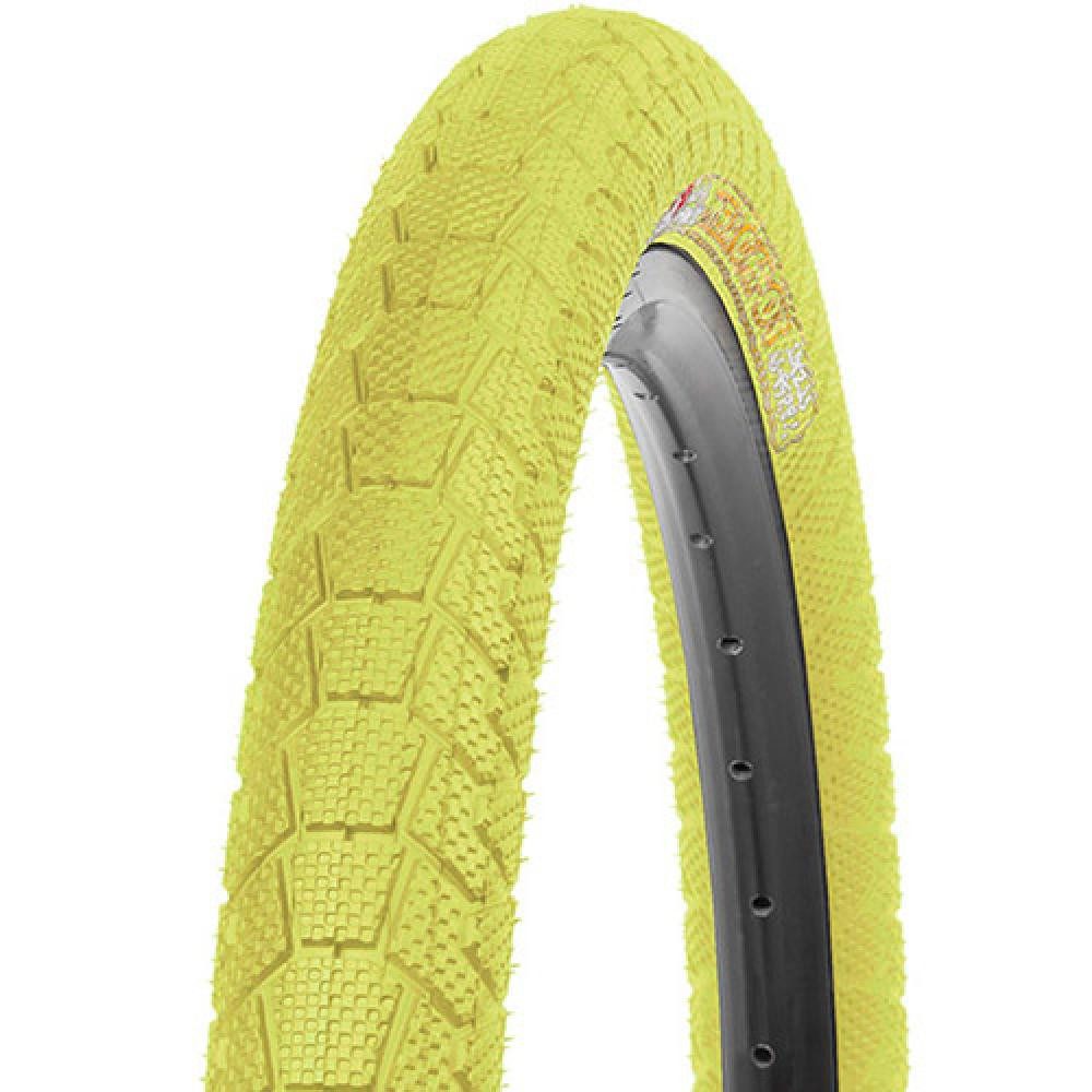 KENDA Fahrradreifen Kenda Reifen Krackpot 20x1.95 Zoll 50-406 gelb K-907 Draht