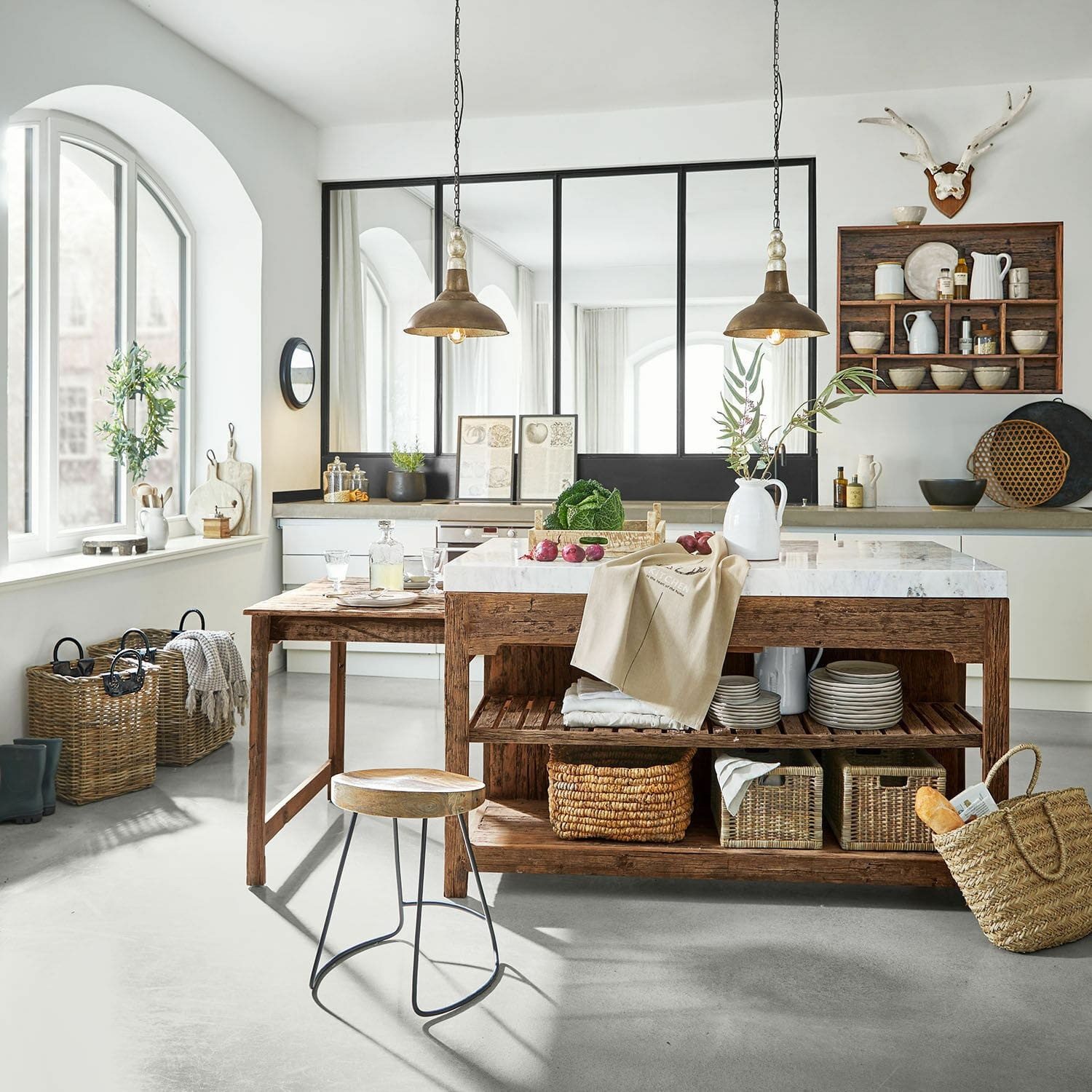 Mirabeau Dekokorb Korb 2er Set Serendel braun (2er Set, 2er Set)