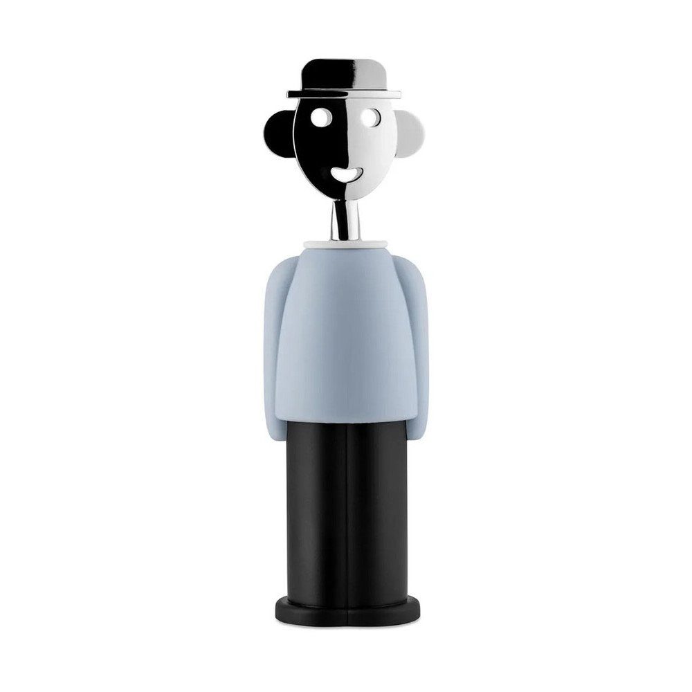 Alessi Korkenzieher Korkenzieher Alessandro M. 21 cm hellblau