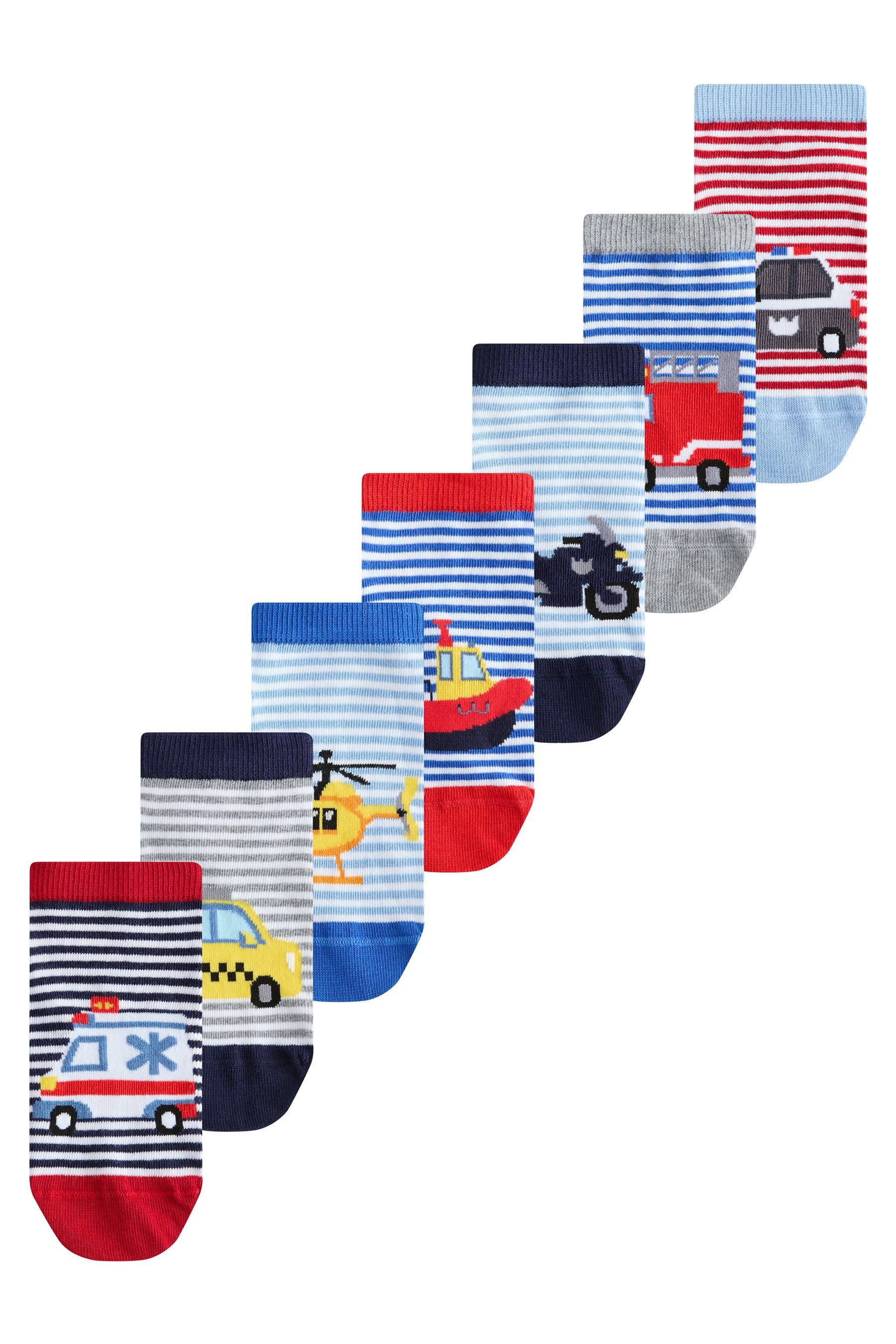 Next Sneakersocken Sneaker-Socken mit hohem Baumwollanteil im (7-Paar)