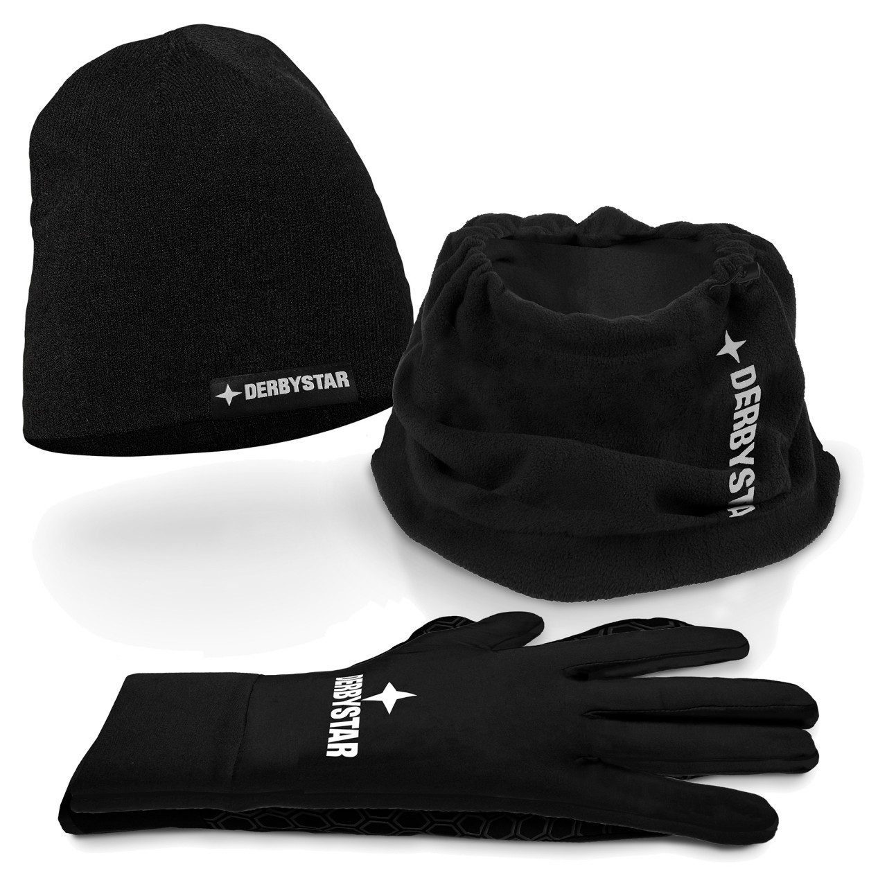 Derbystar Multisporthandschuhe Winter-Set v22 SCHWARZ