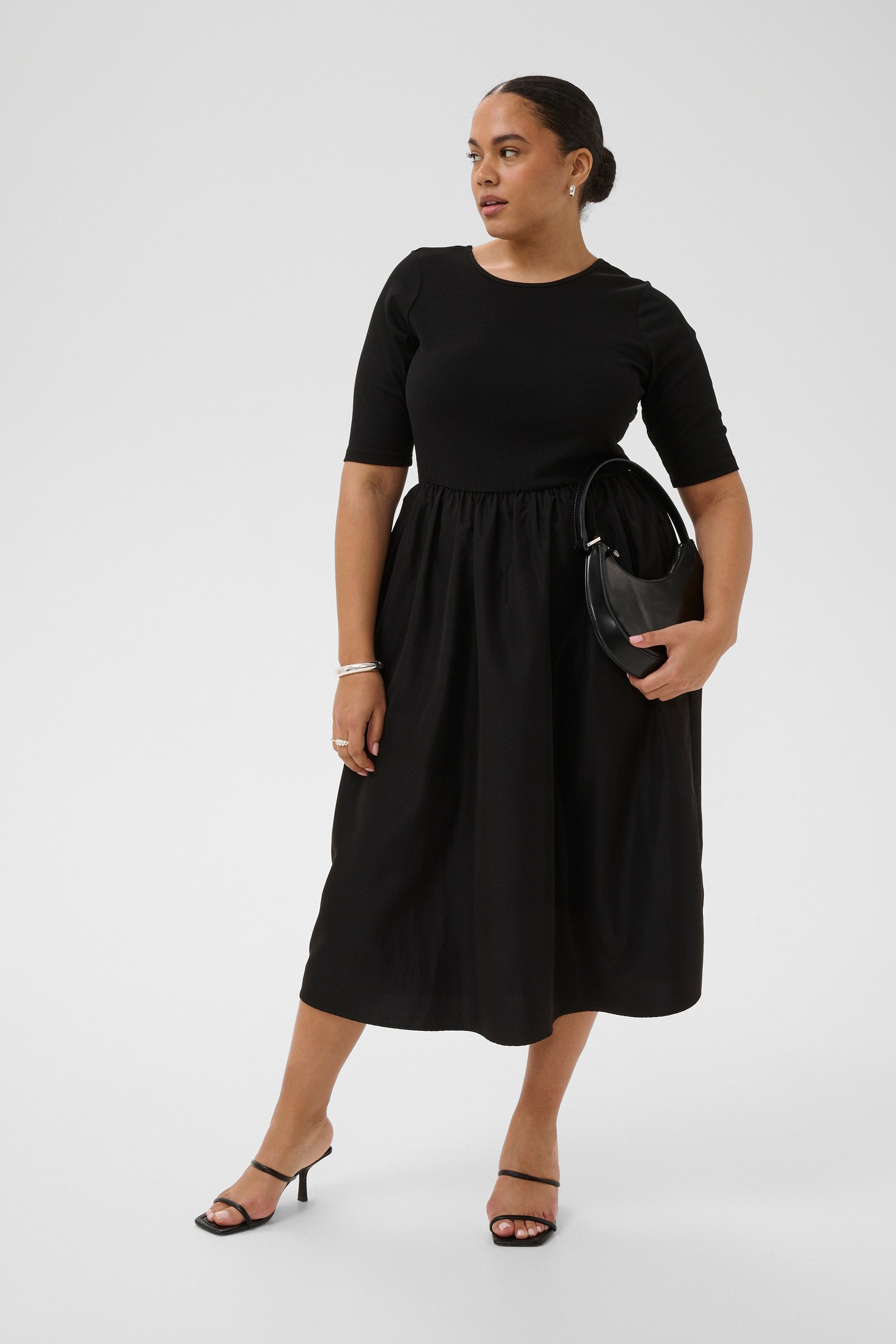 KAFFE Curve Strickkleid Kleid KCkristi Große Größen