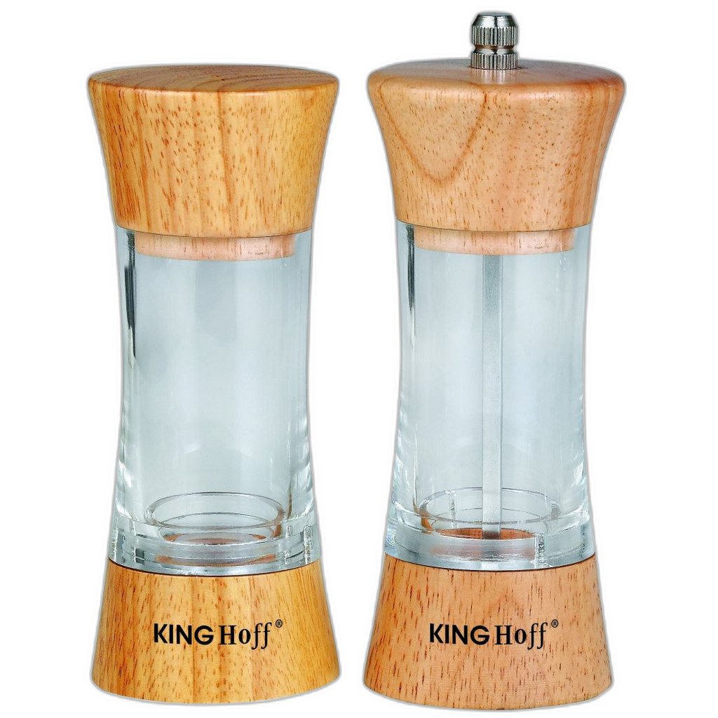 Gewürzstreuer KINGHOFF Salz- und Pfeffermühle Set