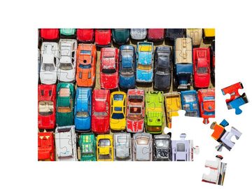puzzleYOU Puzzle Vintage-Spielzeugautos, 48 Puzzleteile, puzzleYOU-Kollektionen Nostalgie