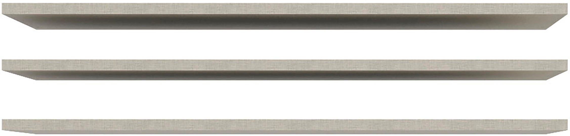 FORTE Einlegeboden (3 St), 3er Set Einlegeboden, variable Positionierung, Textilstruktur