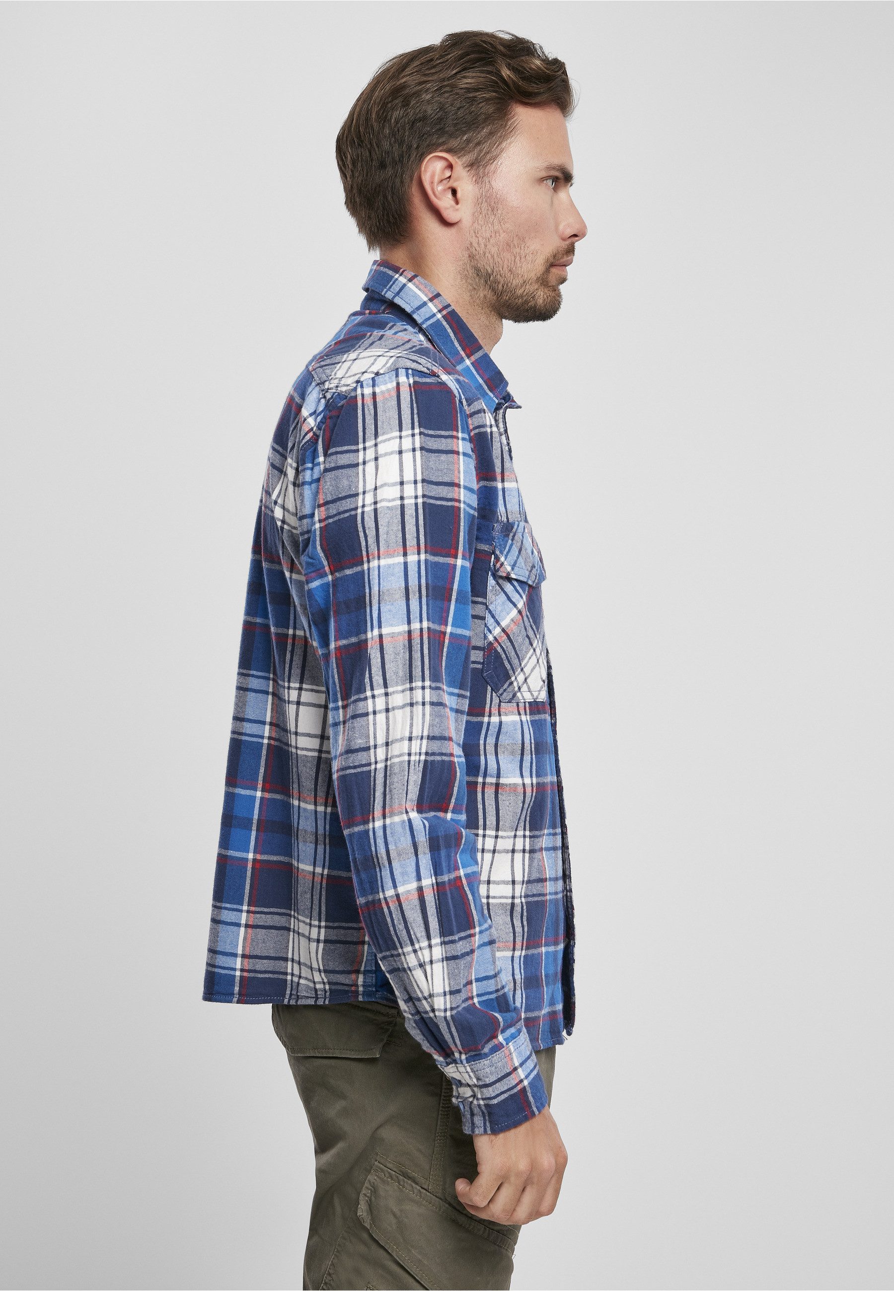 Brandit Langarmhemd Brandit Herren Checked Shirt (1-tlg)