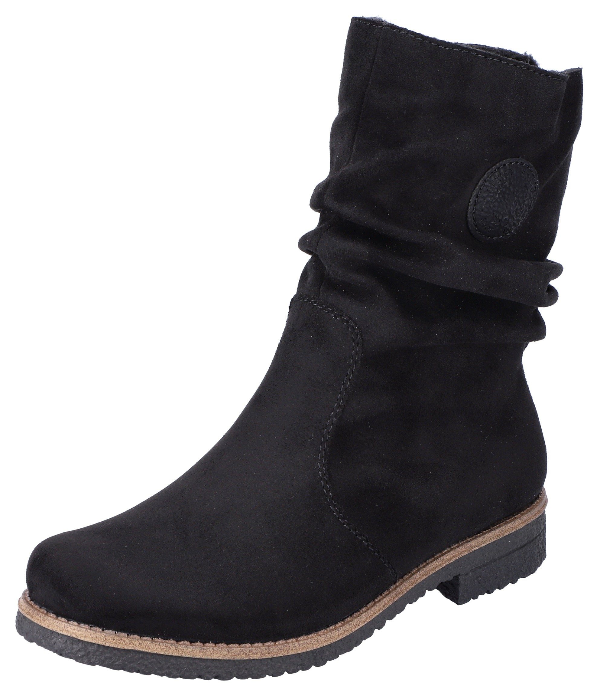 Rieker Winterstiefelette mit gerafftem Schaft