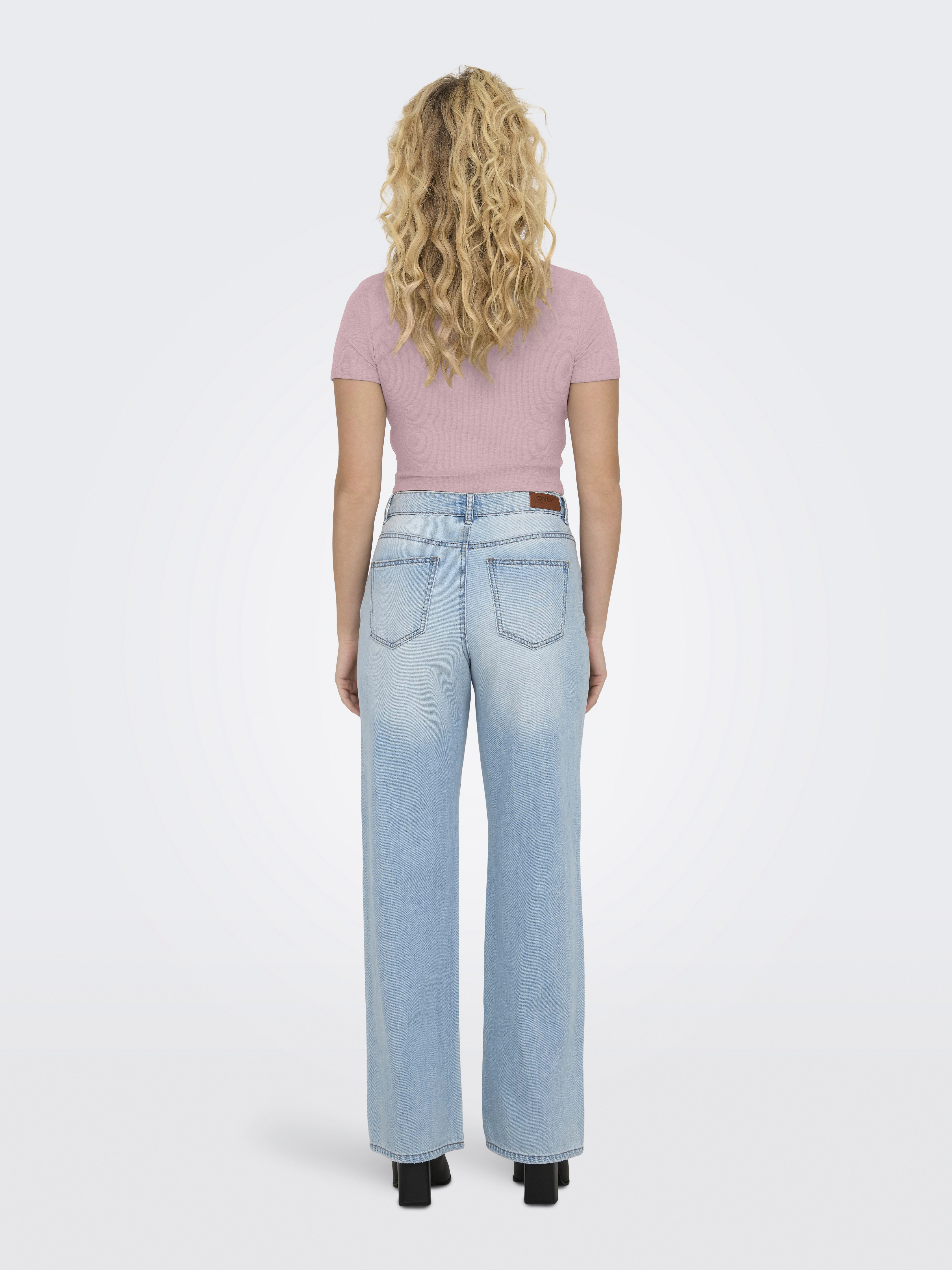 ONLY Kurzarmshirt ONLBETTY S/S O-NECK SHORT günstig online kaufen