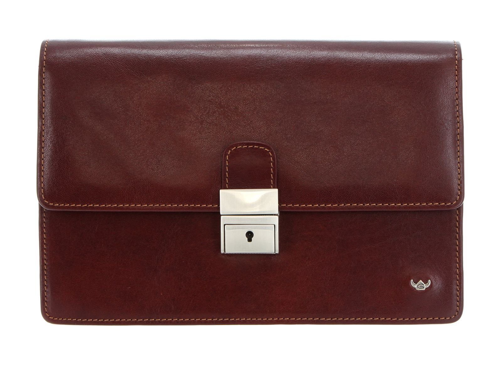 Golden Head Henkeltasche Mens Bag Retractable Handle, aus echtem Rindsleder