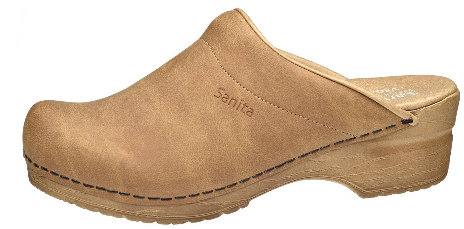 Sanita Original Segan Cognac Clog
