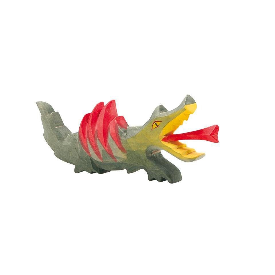 Ostheimer Spielfigur Drache Holzfigur, (Set, 1-tlg., 1), Made in Germany, Holz aus heimischer, nachhaltiger Forstwirtschaft