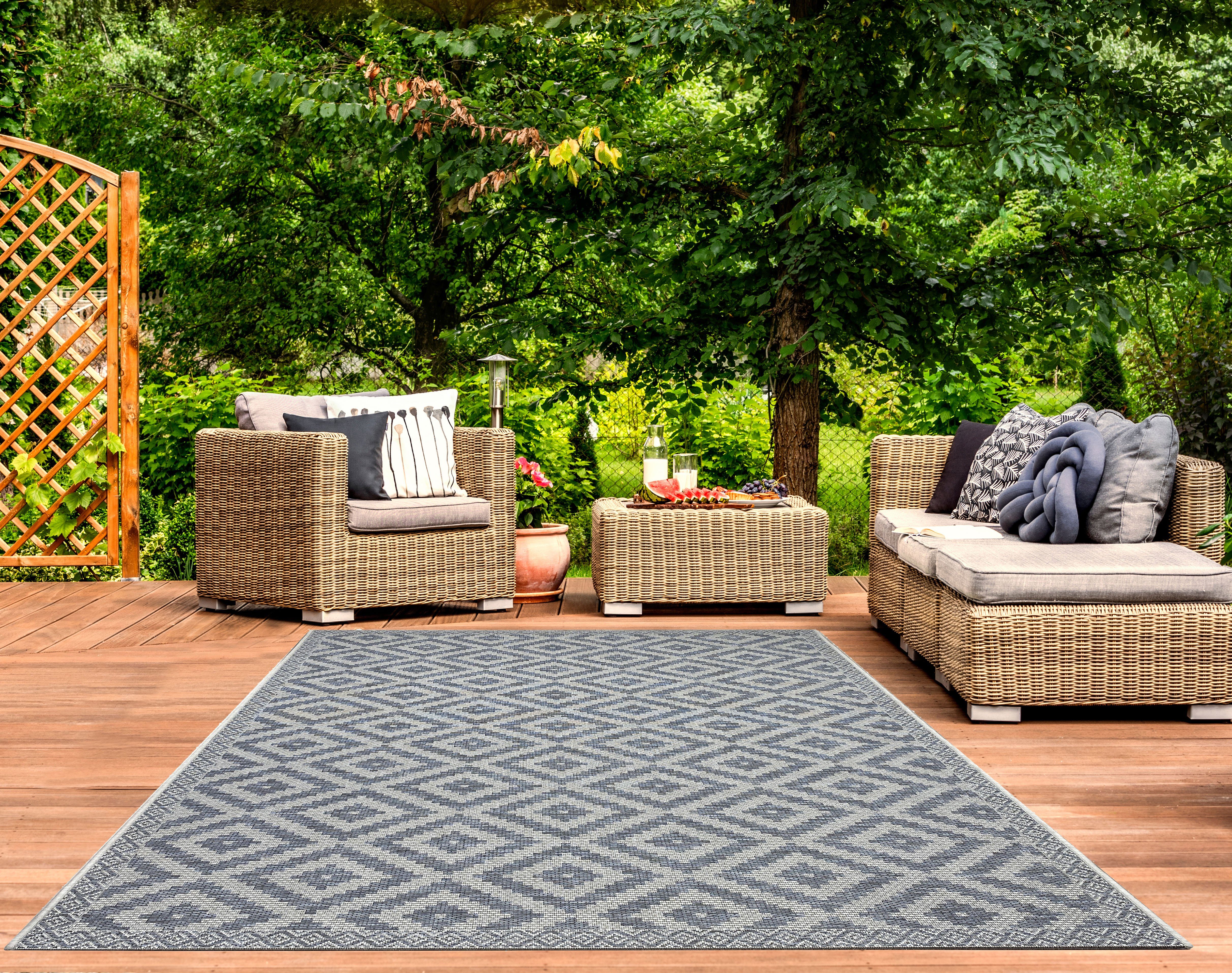 Teppich »Avila«, Home affaire, rechteckig, Höhe 4 mm, In-und Outdoor geeignet-HomeTrends