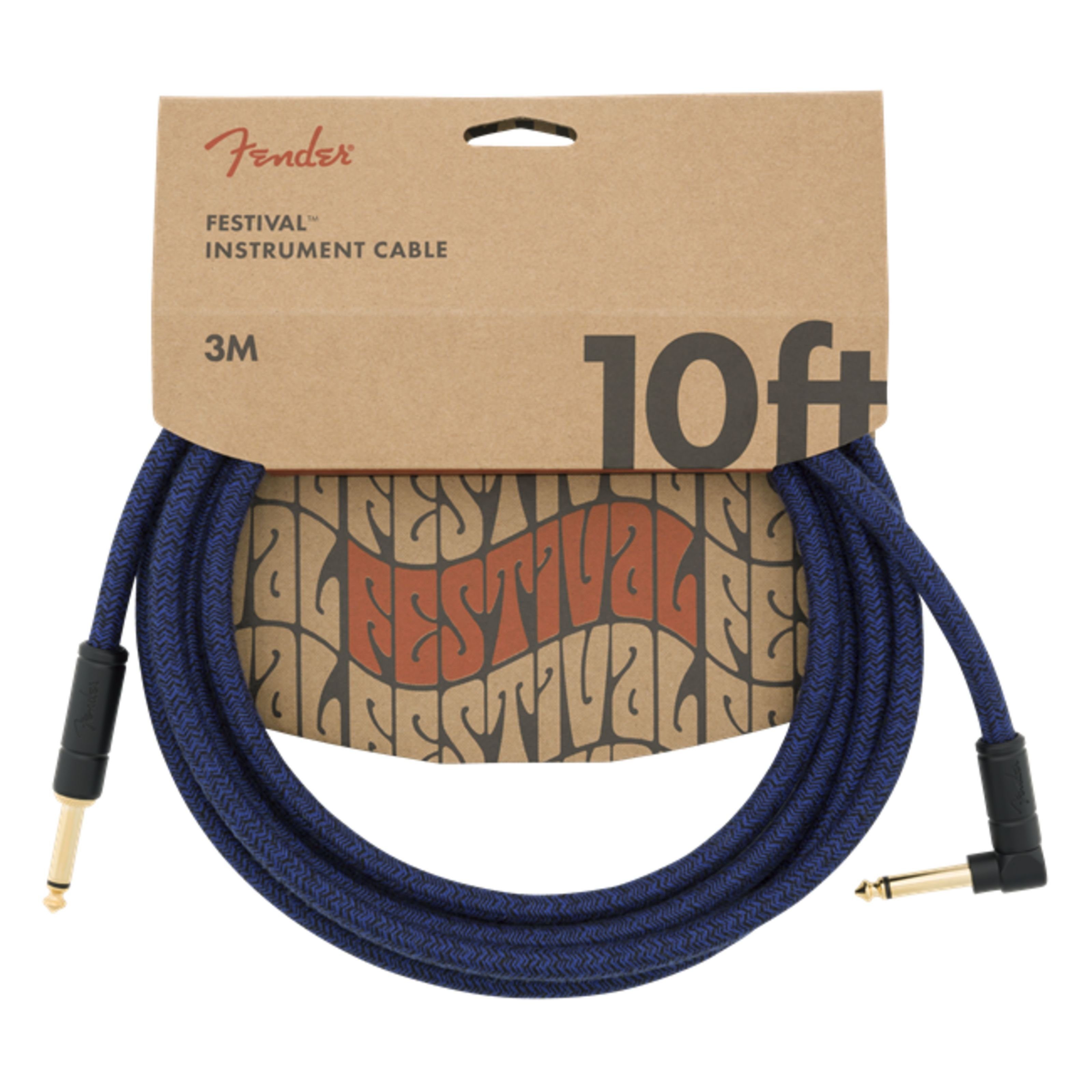 Fender Instrumentenkabel, Festival Instrument Cable 3 m - Instrumentenkabel